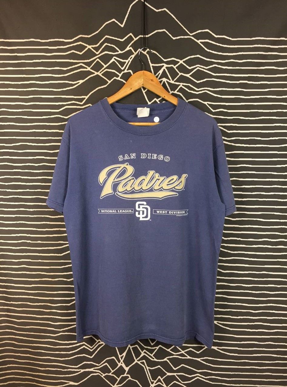 MLB Vtg 2005 San Diego Padres Tee Lee Sport MLB Faded Navy Blue Size US L / EU 52-54 / 3 - 2 Thumbnail