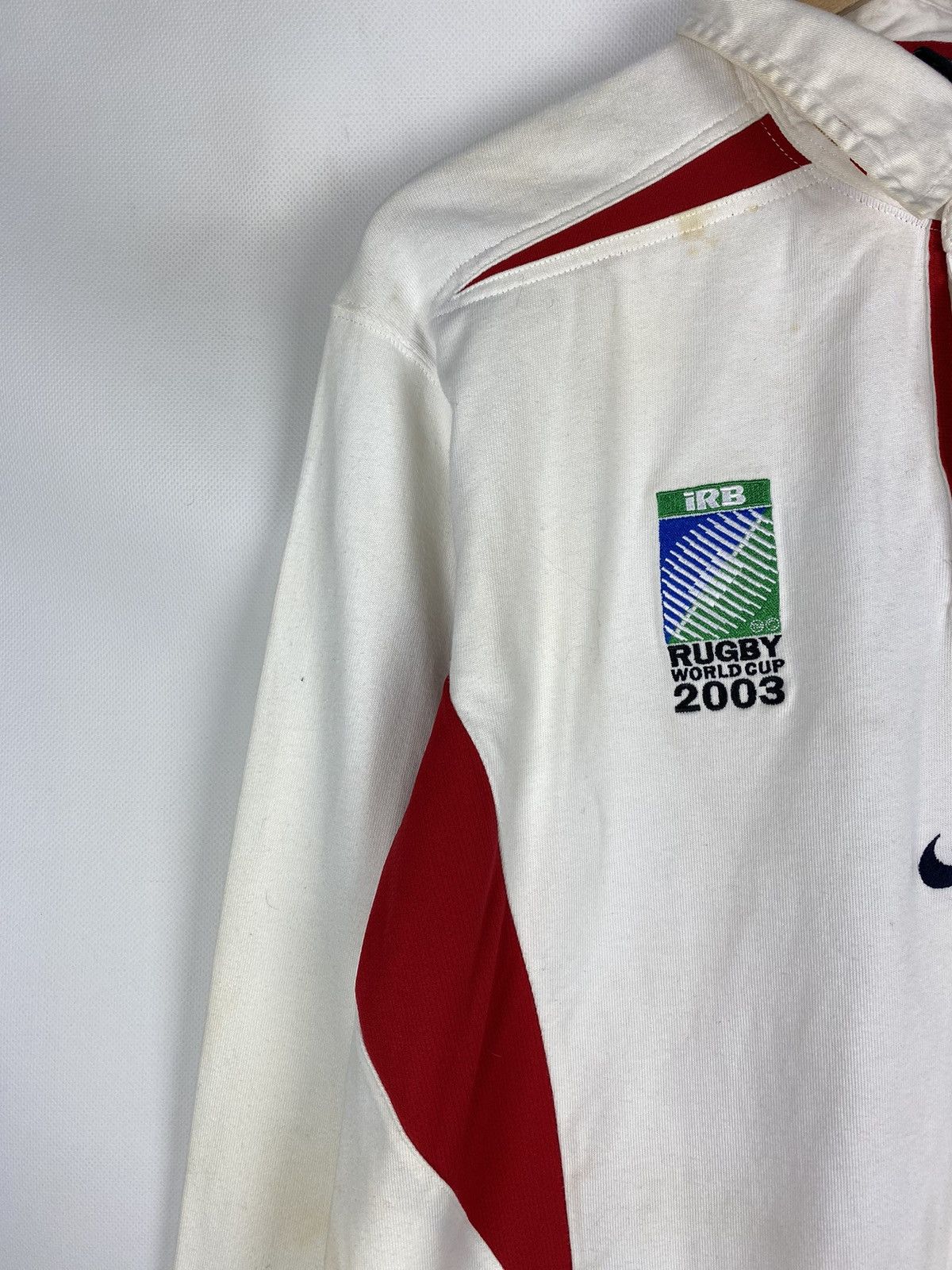Vintage Nike Rugby World Cup 2003 Champions England Union Shirt Size US XL / EU 56 / 4 - 7 Thumbnail