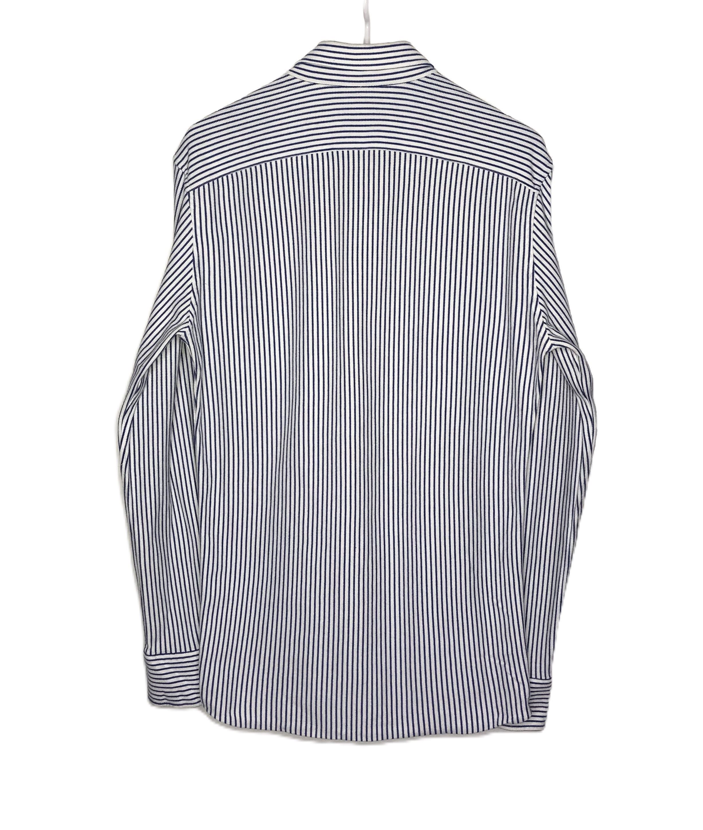 Boggi Boggi Milano Mens Stripe Long Sleeve Shirt Regular Fit Size US S / EU 44-46 / 1 - 6 Thumbnail