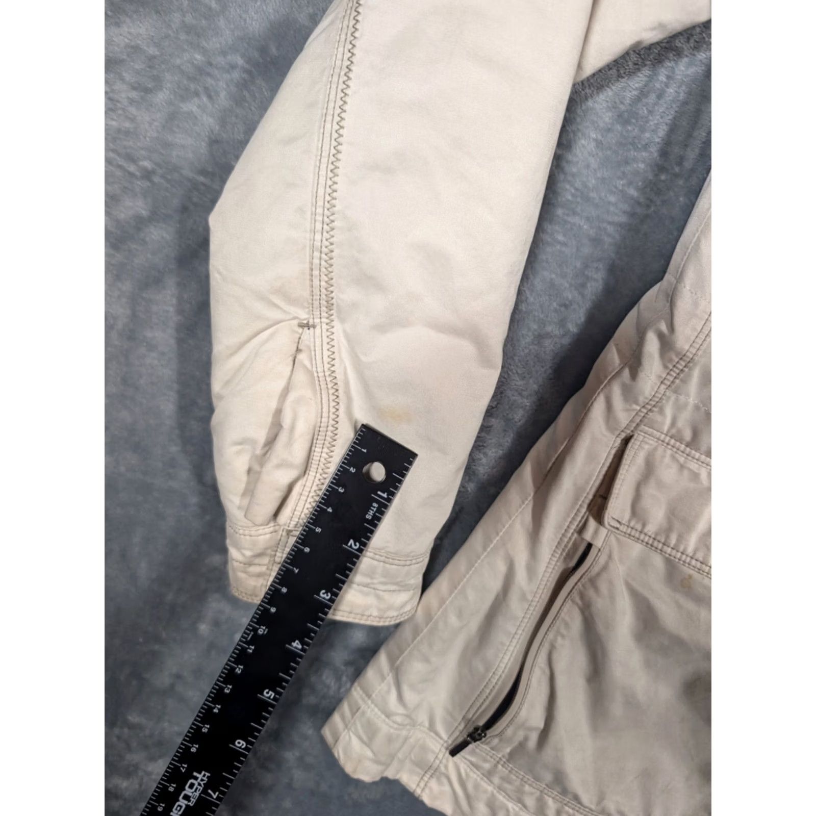 Bones Kuhl Women's Lena Jacket Cotton Blend Insulated Zip Mid-Length White Small Regular Womens Bodice Accent Logo Zipper Jacket/Coat" Size S / US 4 / IT 40 - 2 Thumbnail