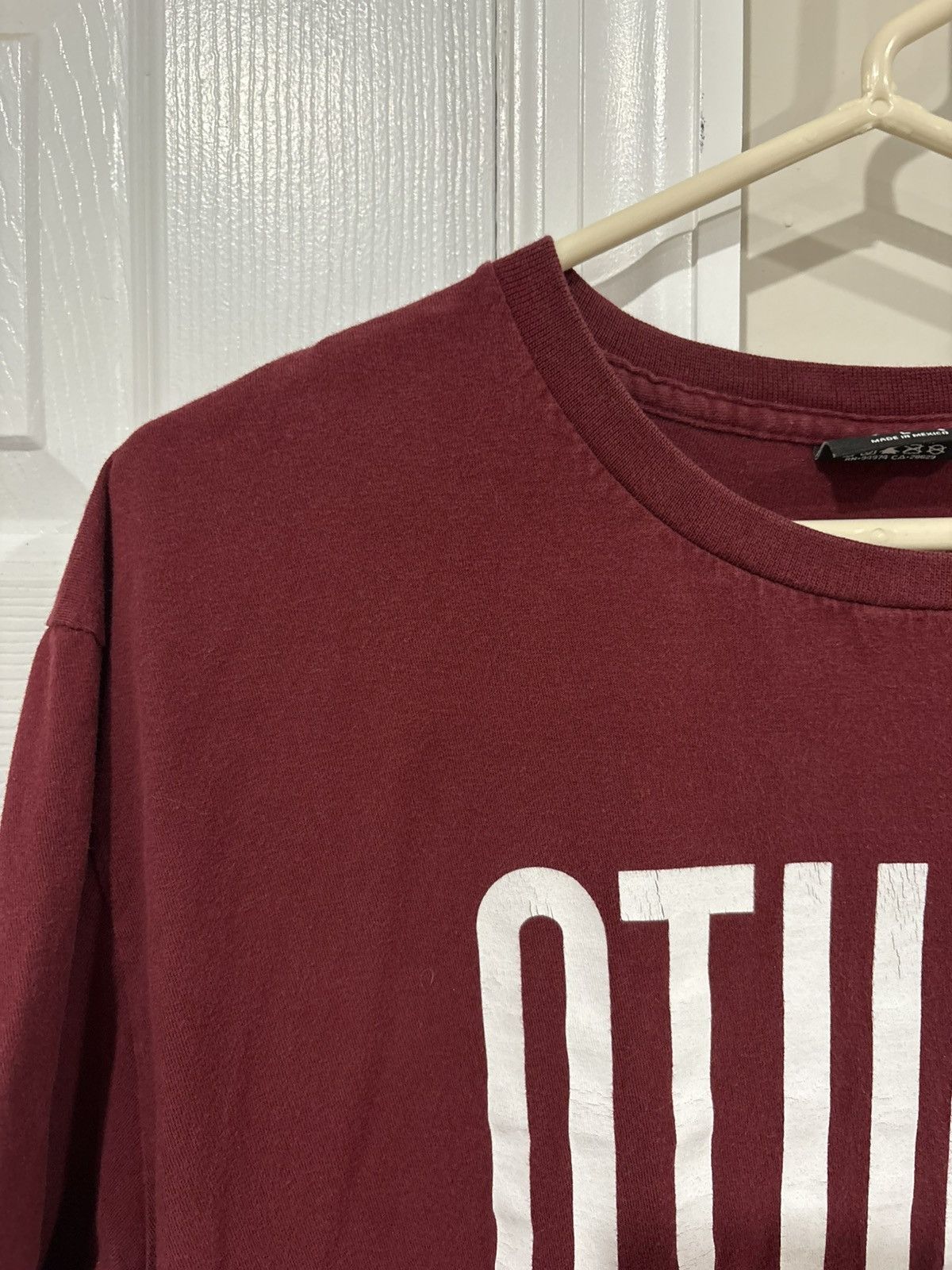 Stussy Stüssy Maroon “International” Graphic T-Shirt Size L Cotton Size US L / EU 52-54 / 3 - 3 Thumbnail
