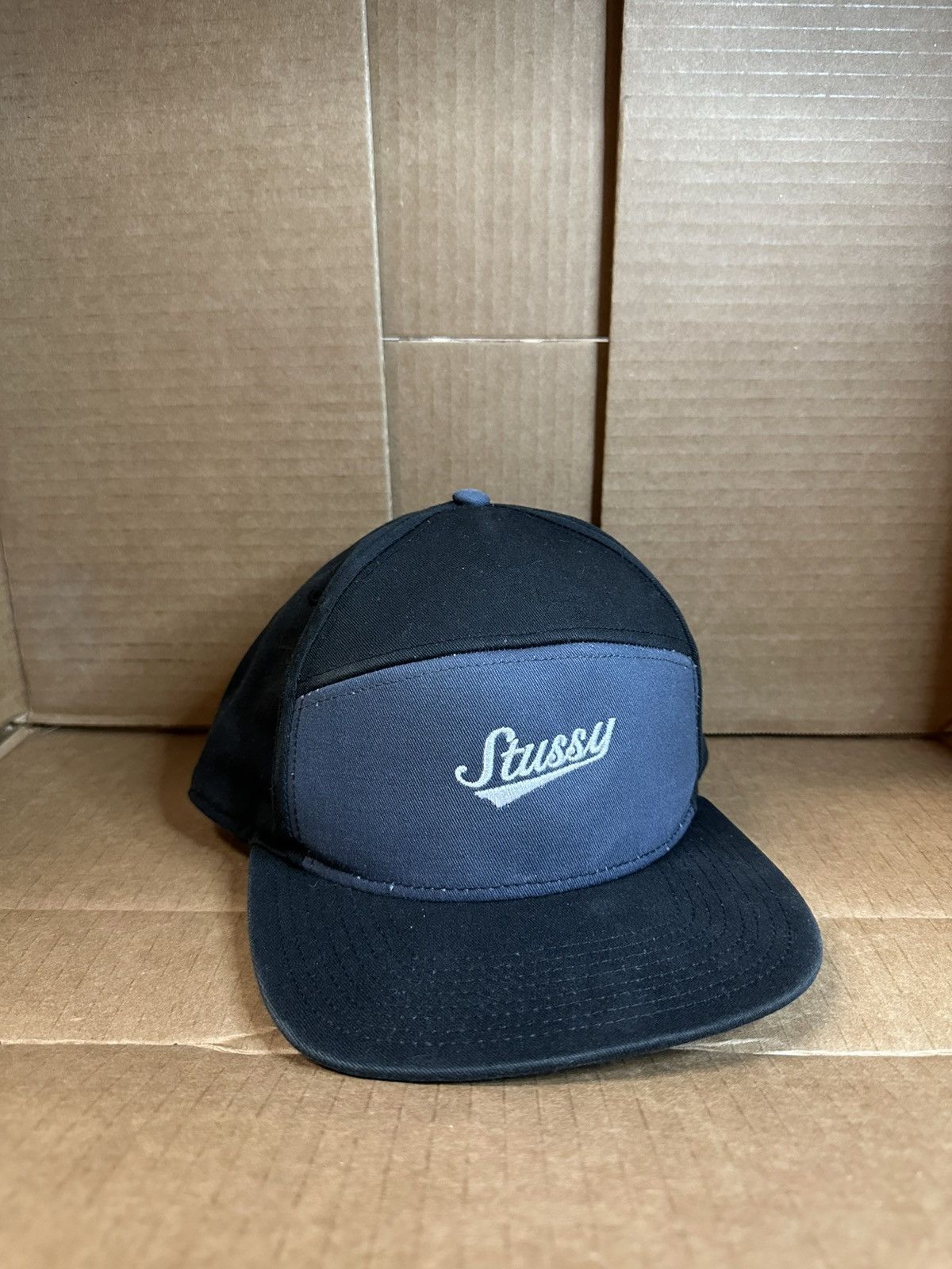 Y2k stussy snapback hat