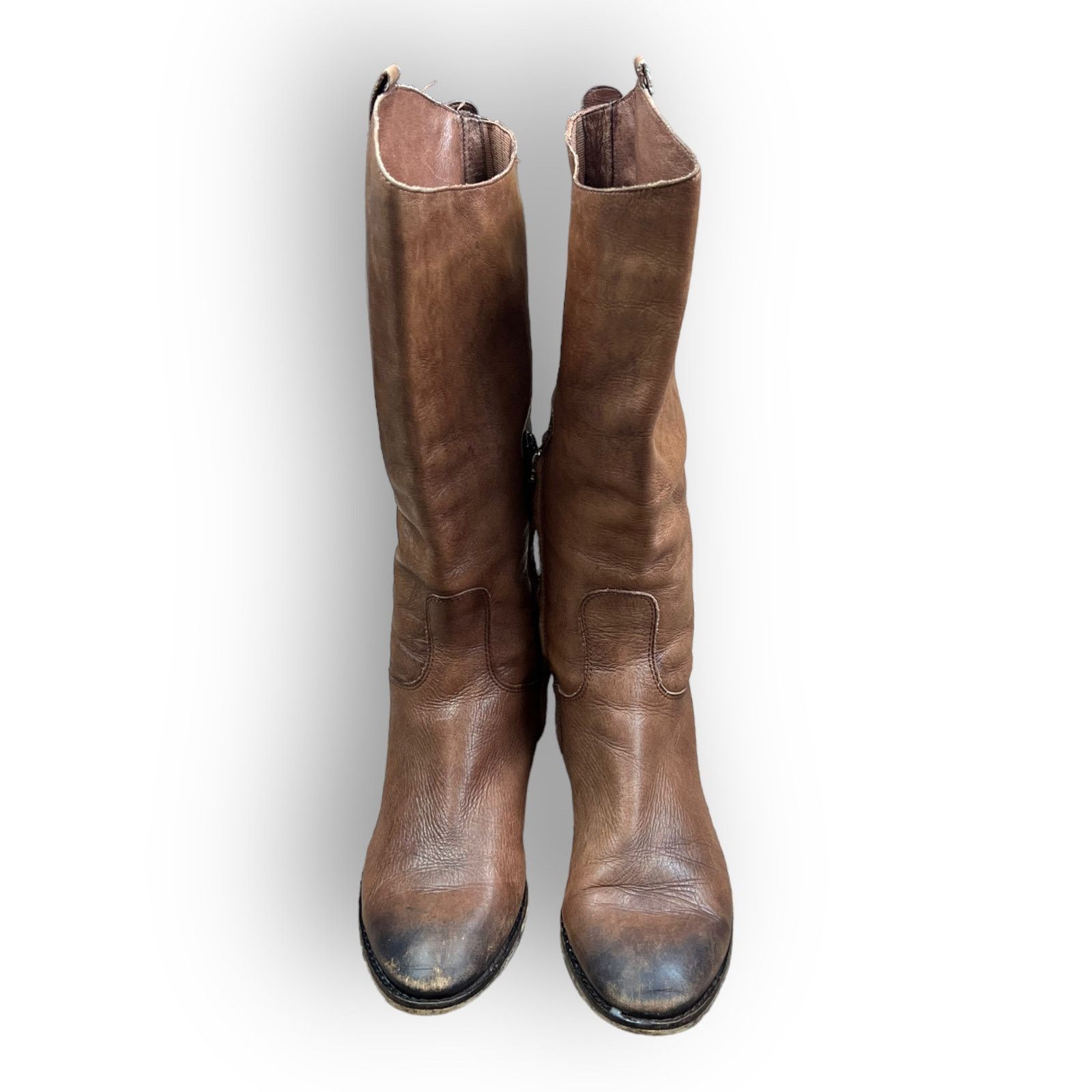 Nordstrom Sam Edelman | Phallon Brown Vintage Snap Button Boots | 6.5 Size US 6.5 / IT 36.5 - 6 Thumbnail