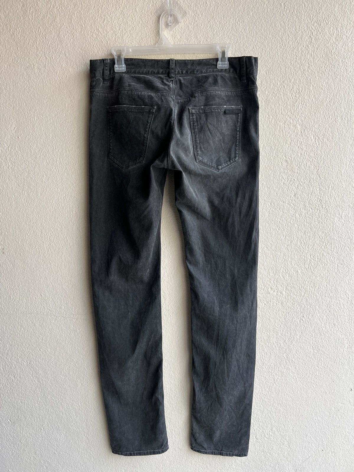 Distressed Prada Waxed Jeans