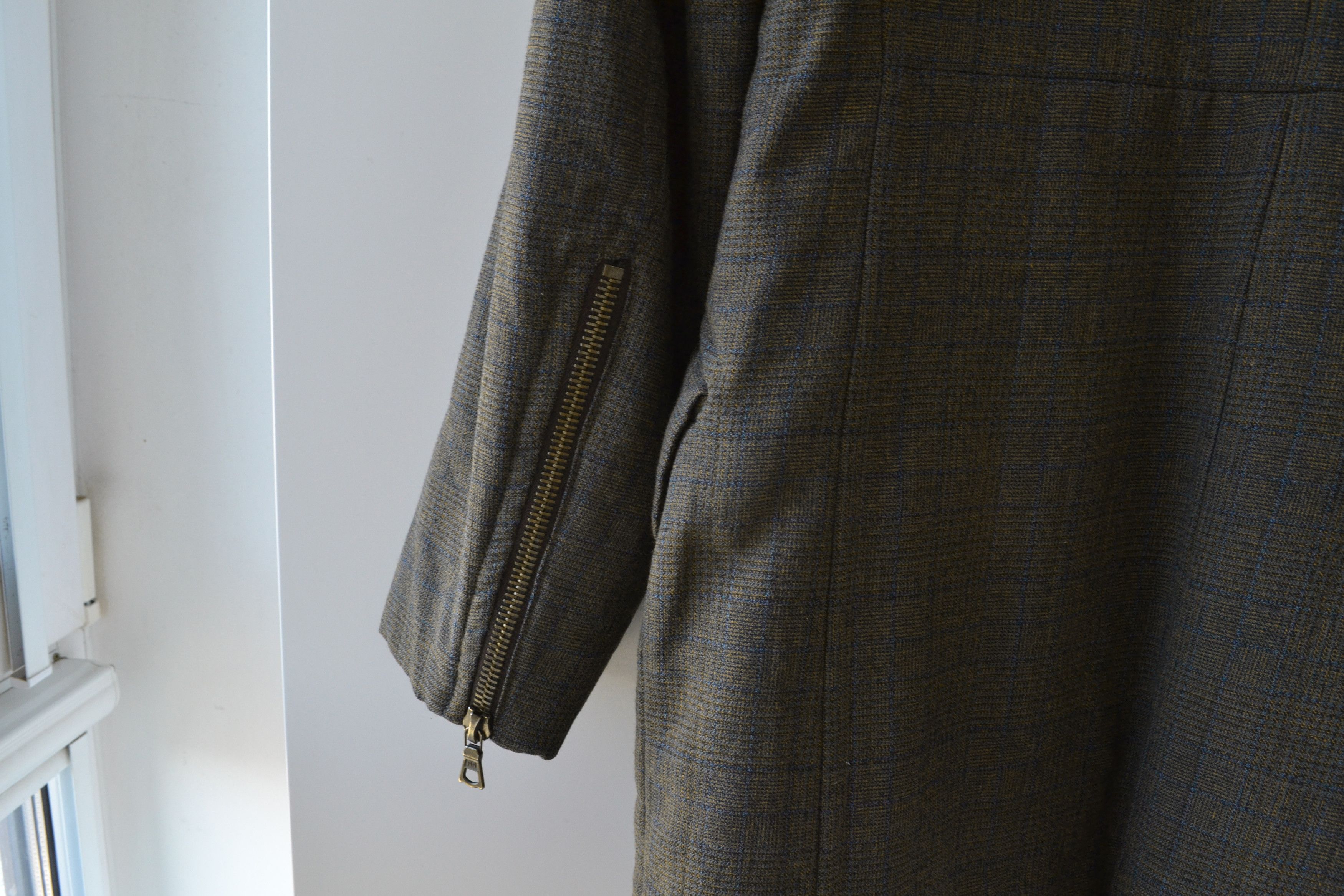 Dries Van Noten 🔴 DRIES VAN NOTEN Coat Heavy Jacket Checkered Green Size 40 Size S / US 4 / IT 40 - 6 Thumbnail