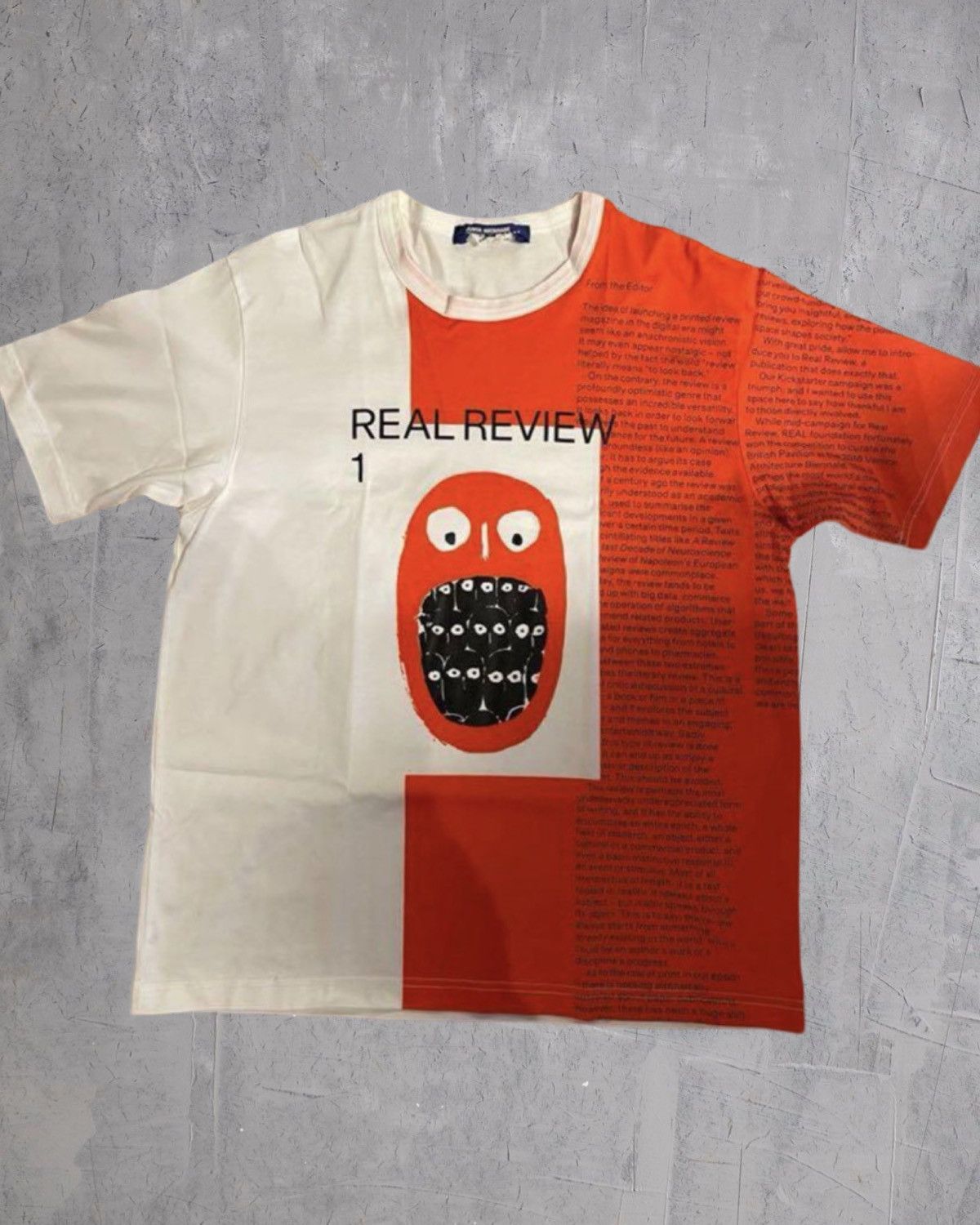 Junya Watanabe 2019 Junya Watanabe “real review” T-shirt Size US S / EU 44-46 / 1 - 1 Thumbnail