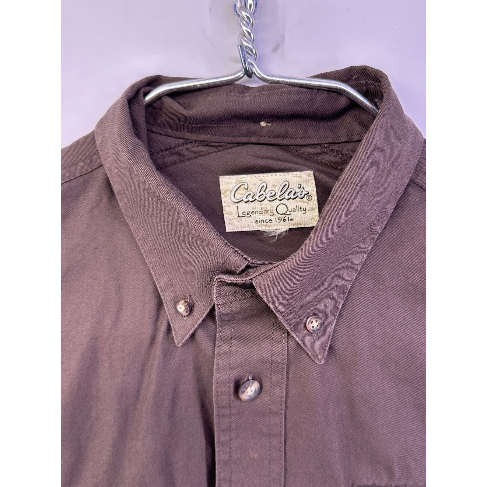 Cabelas Cabelas Brown Longsleeve Shirt Size XL Size US XL / EU 56 / 4 - 7 Thumbnail