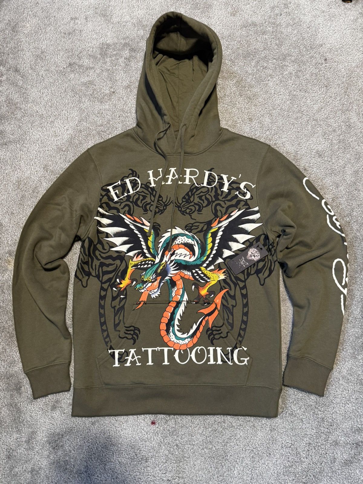 Ed Hardy × Japanese Brand Hoodie Ed Hardy Size US S / EU 44-46 / 1 - 4 Thumbnail