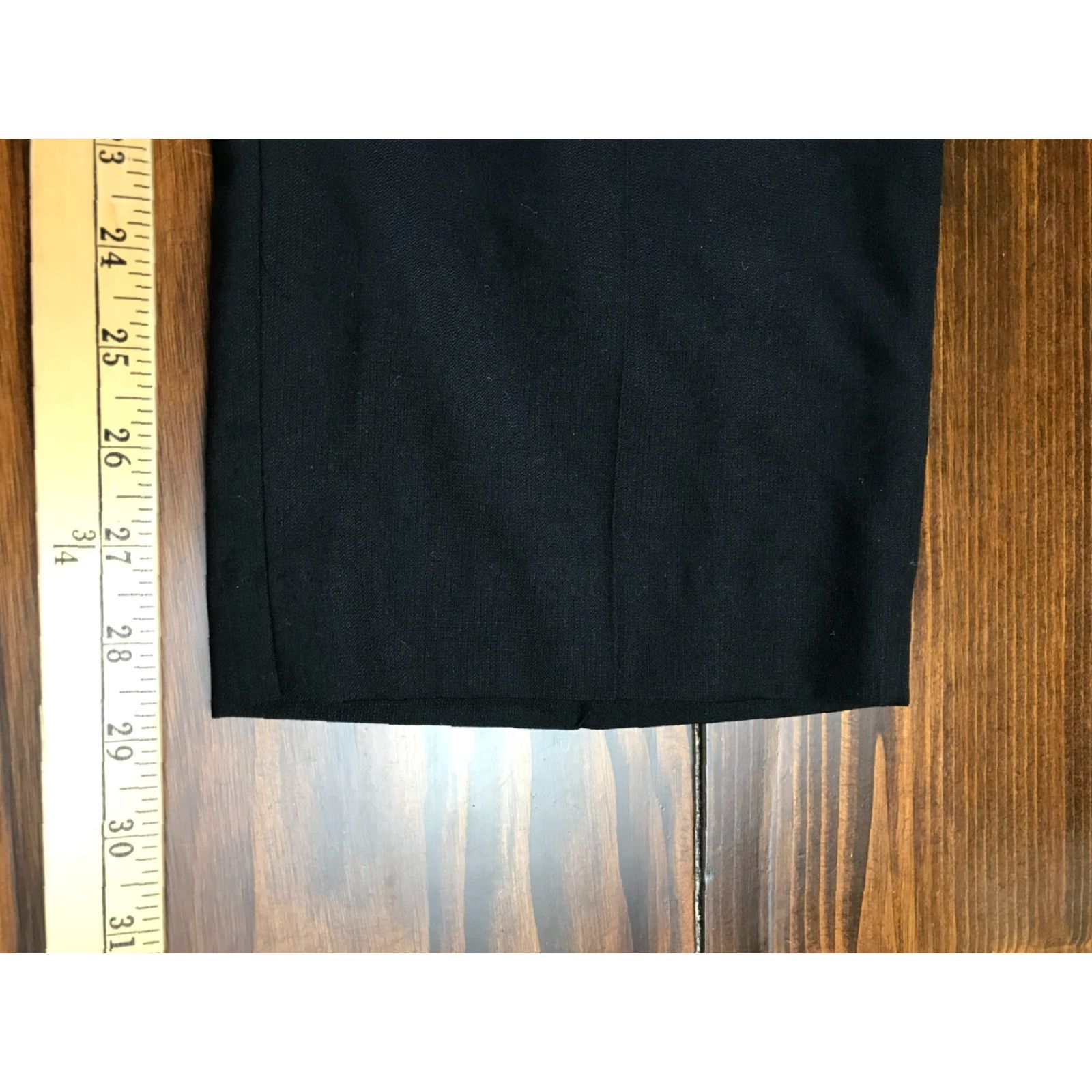 Vintage J. Ferrar Pants, Men's 36x29, Black, Modern Fit, Dress Pants, Regular Size US 36 / EU 52 - 4 Thumbnail