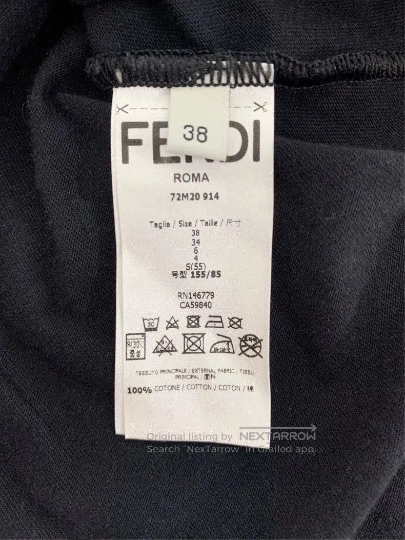 Fendi Fendi Monster Eye Black Cotton T. Size US M / EU 48-50 / 2 - 7 Thumbnail