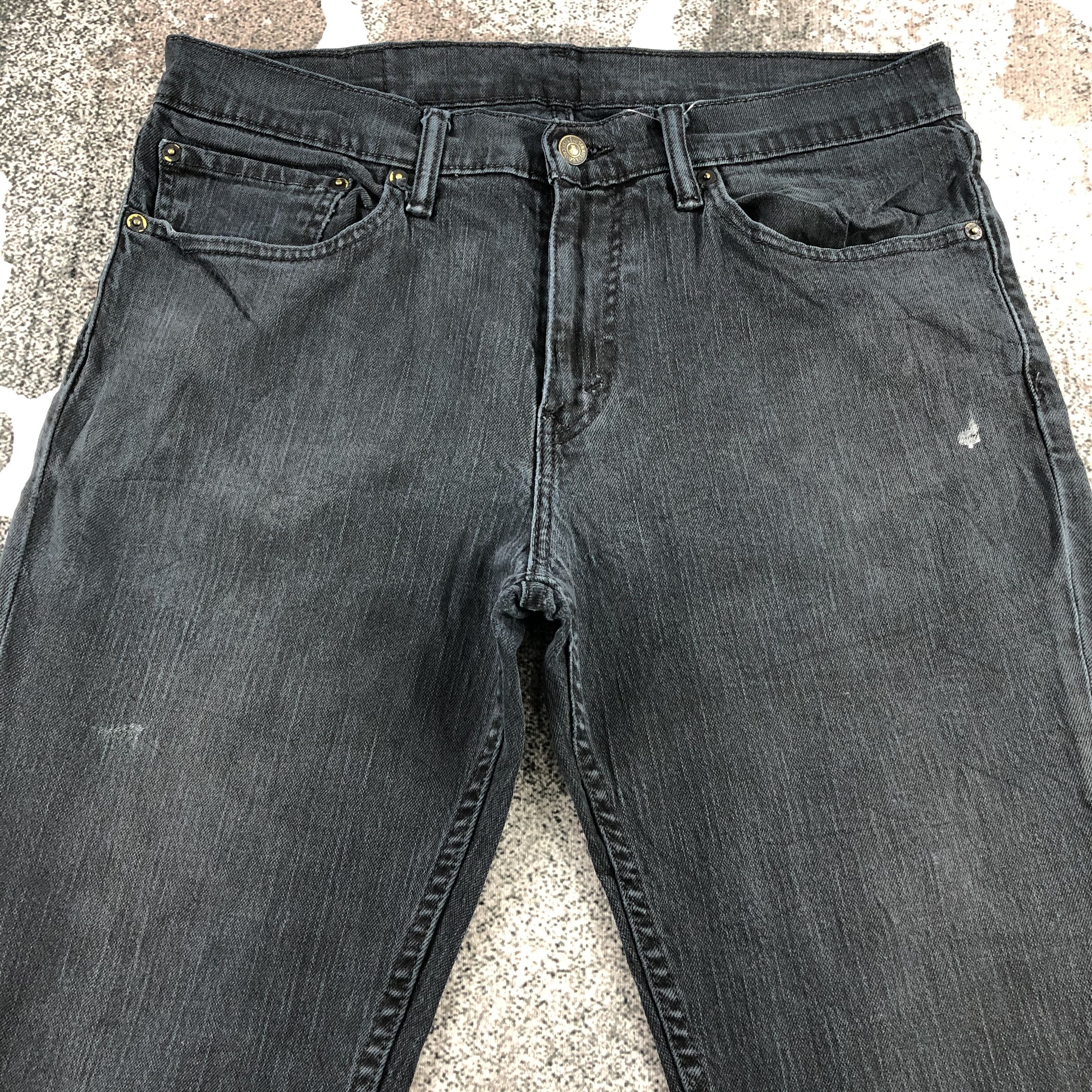 Levi's Levis 511 Jeans Faded Black Denim KJ943 Size US 34 / EU 50 - 3 Thumbnail