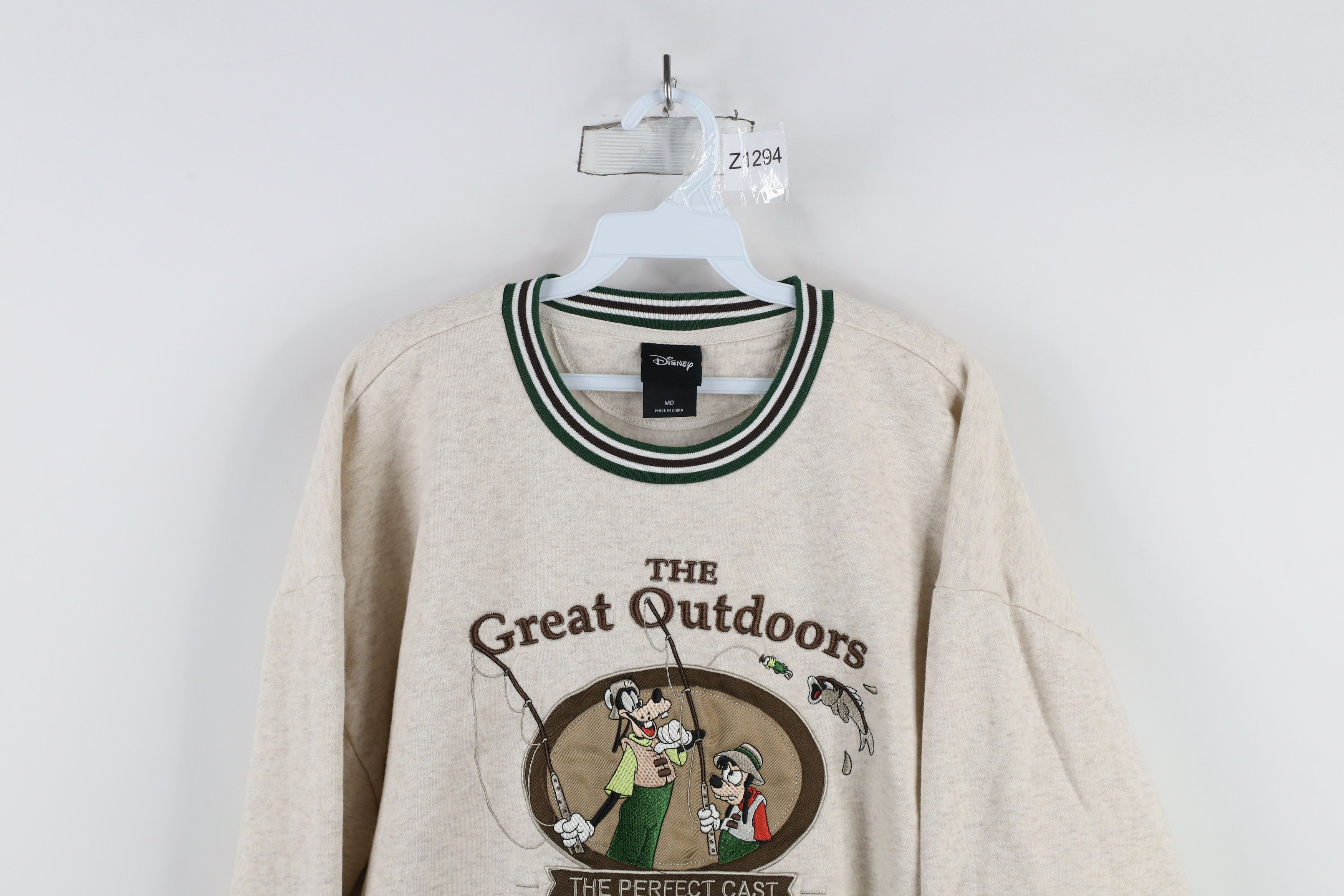 Disney × Vintage Vintage Y2K Disney Outdoors Perfect Cast Goofy Sweatshirt Size US M / EU 48-50 / 2 - 2 Thumbnail