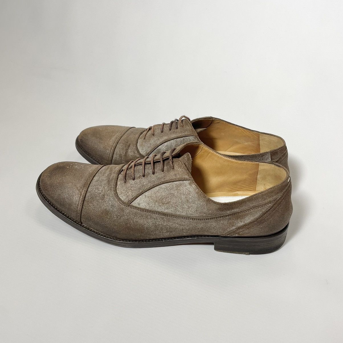 Maison Margiela ‘Mould’ Effect Suede Oxford Shoes Size US 11 / EU 44 - 19 Thumbnail