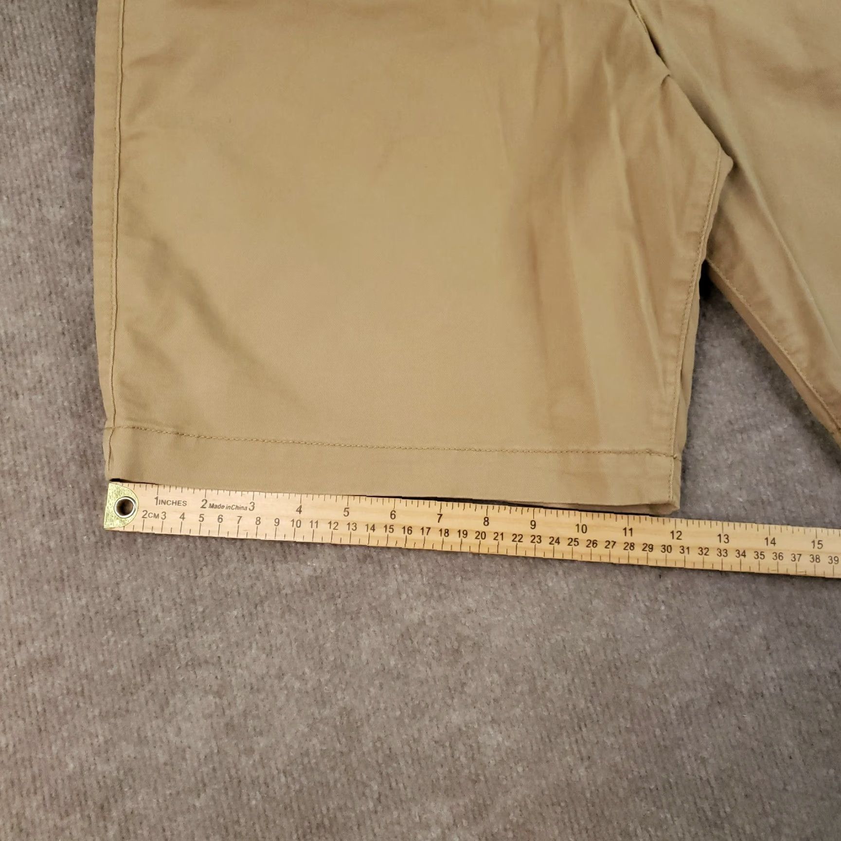 Gap Gap Men's Brown Chino Shorts 38 Casual Pockets Flat Front Stretch 9 Ininseam Preppy Style Vintage No N/A Size US 38 / EU 54 - 3 Thumbnail