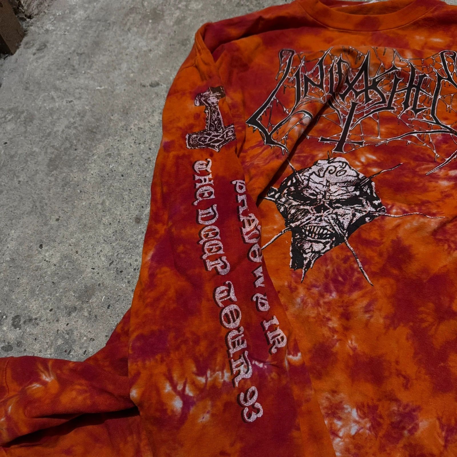 Band Tees Vintage Unleashed longsleeve 1993 Size US XL / EU 56 / 4 - 5 Thumbnail