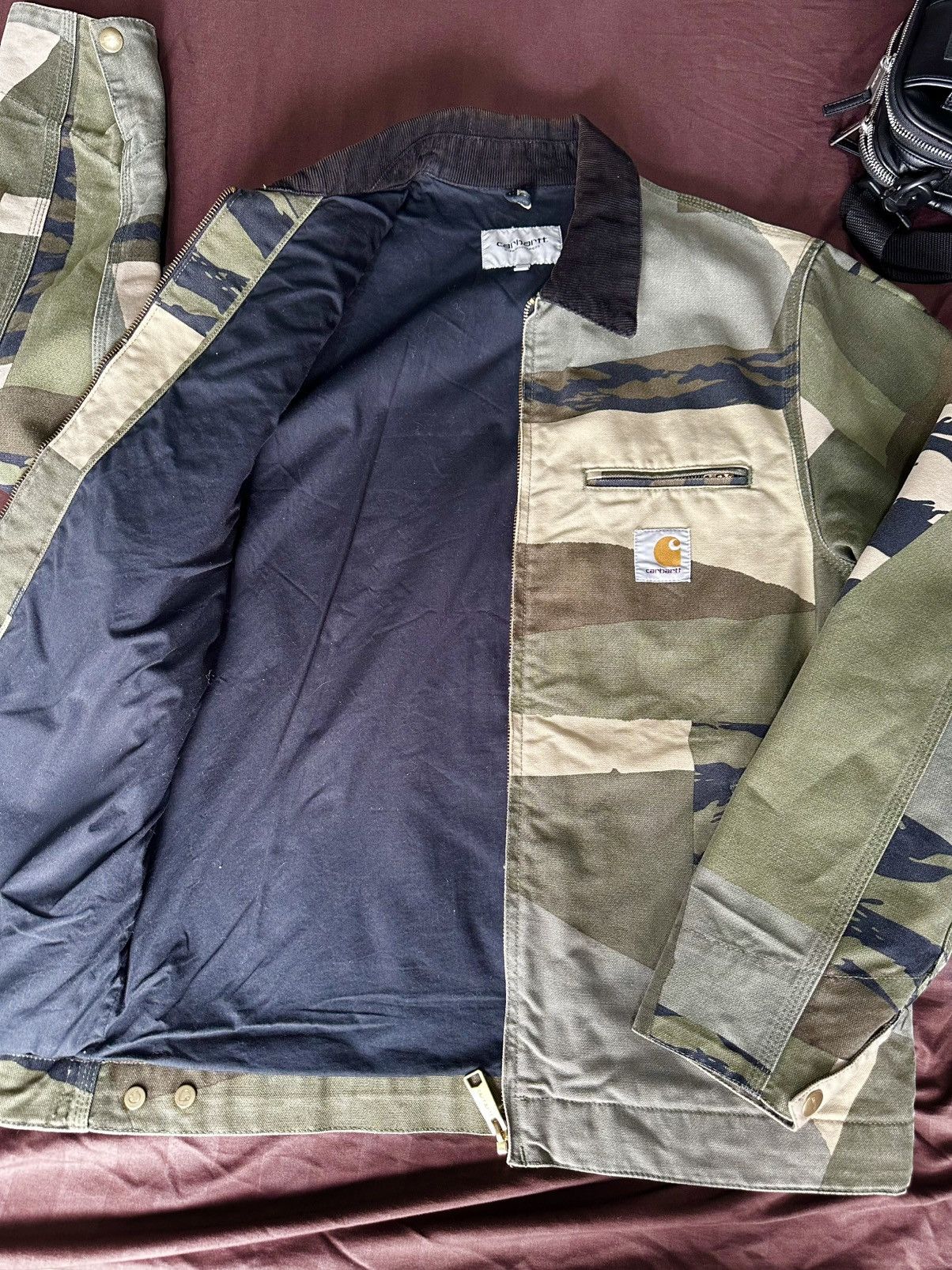 Carhartt × Carhartt Wip Carhartt WIP Detroit Camo Mend Black Stone Washed Size US S / EU 44-46 / 1 - 3 Thumbnail