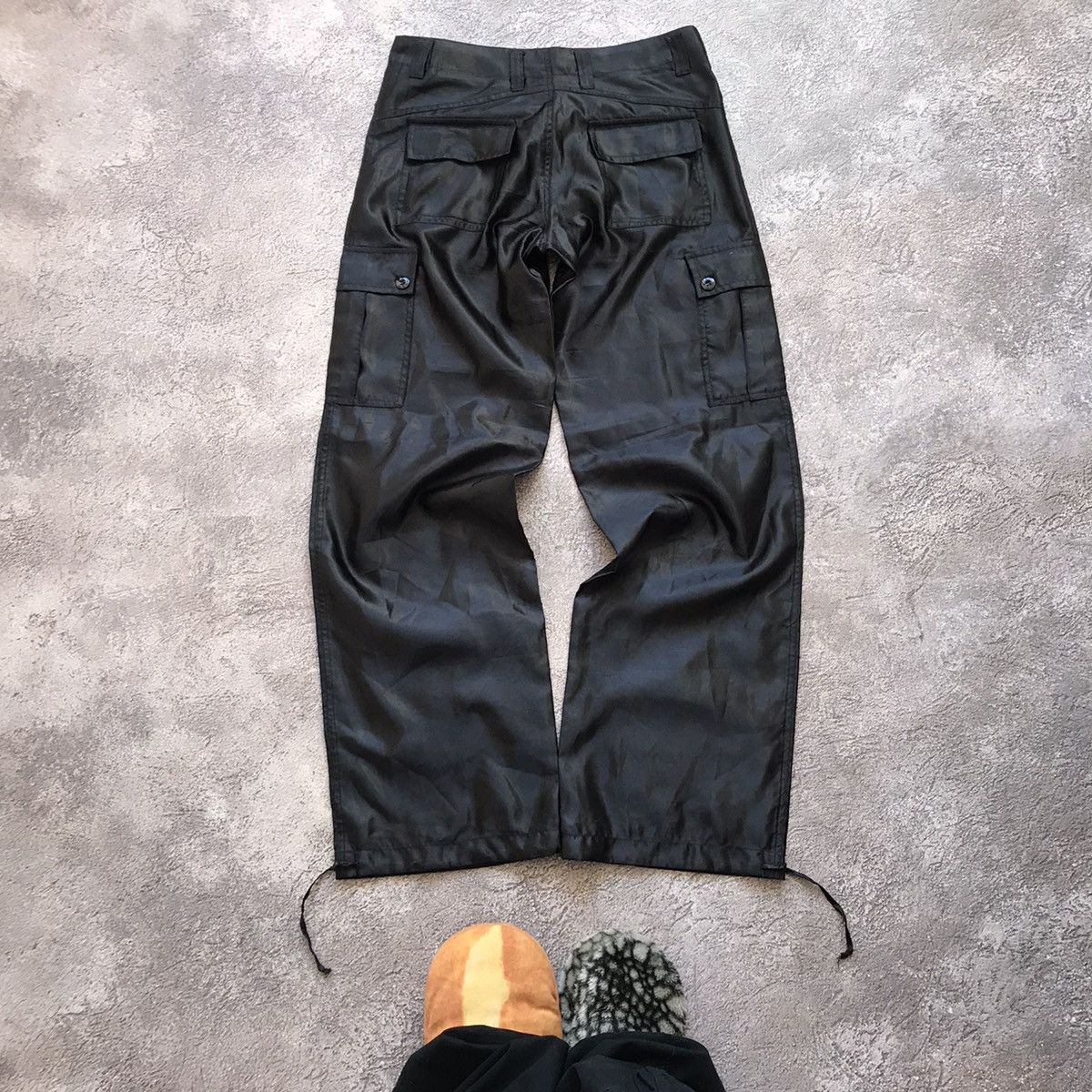 If Six Was Nine VINTAGE CARGO PANTS FLARED HYBRID PARACHUTE SPRING JAPAN 90S Size US 31 - 6 Thumbnail