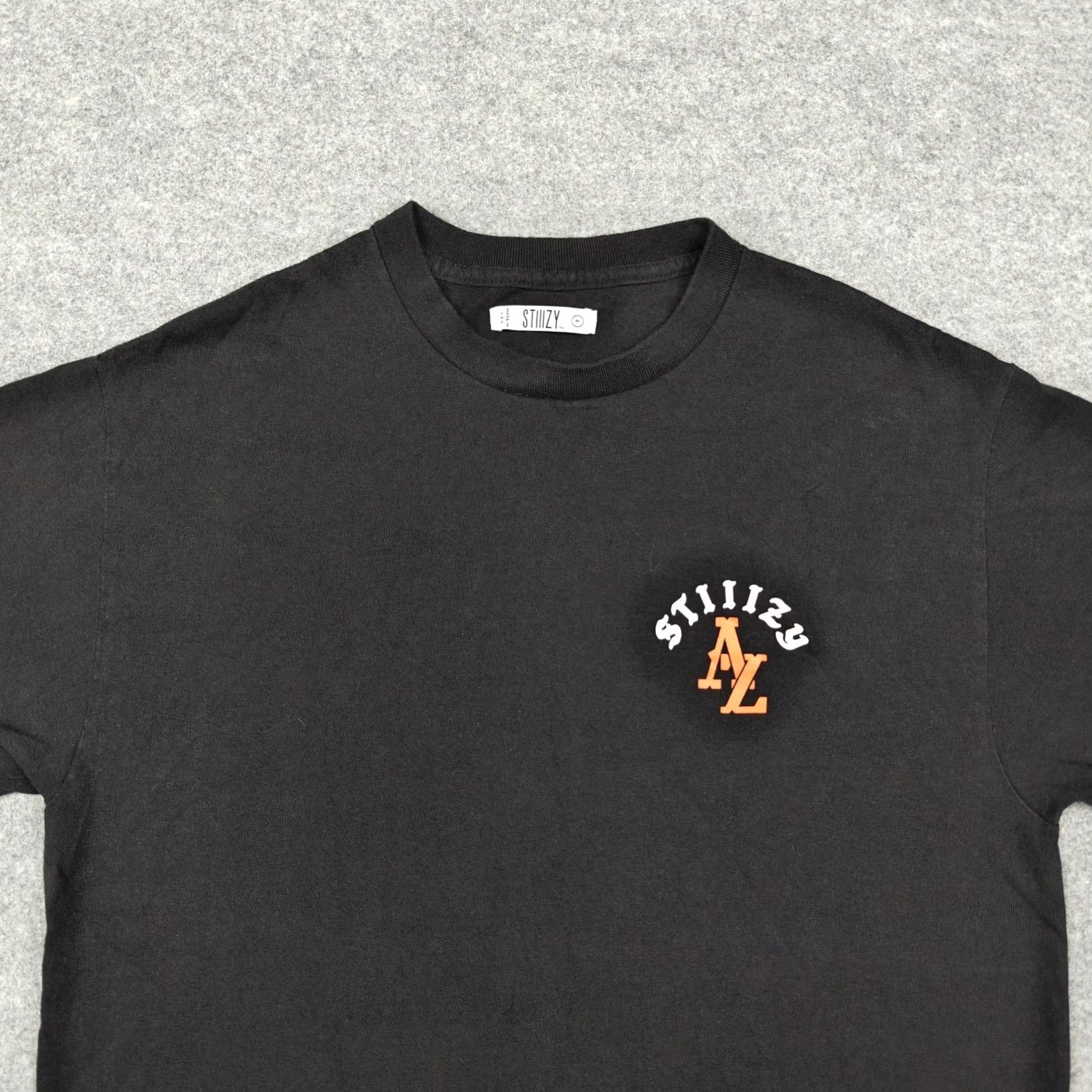 Vintage STIIIZY Shirt Mens M Black Arizona Cactus Cannabis Graphic Tee United States Made USA Shirt Mens Black Arizona Cactus Cannabis Graphic Tee Size US M / EU 48-50 / 2 - 2 Thumbnail