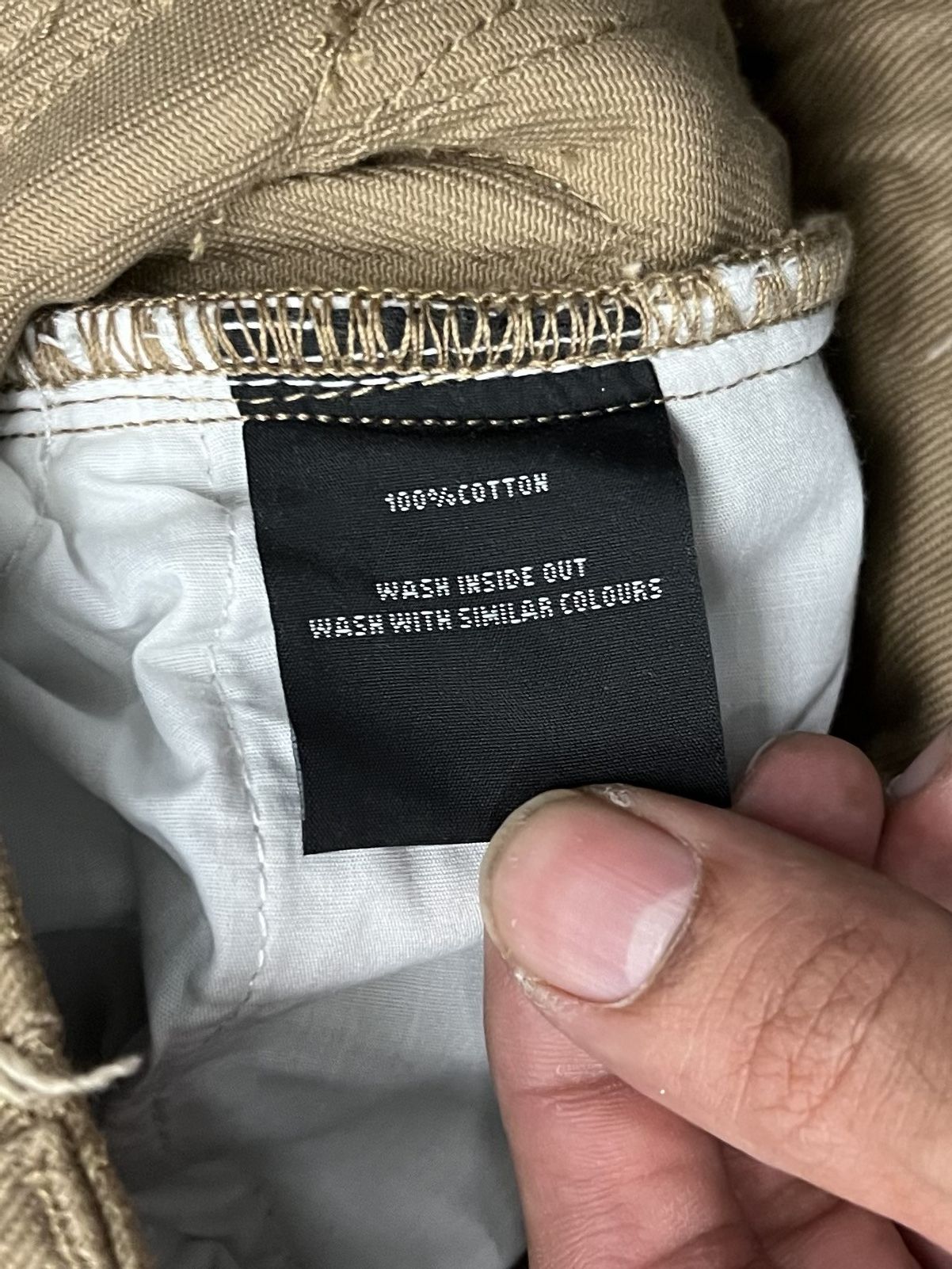 Who Decides War Sample wash leather patch hoodie Size US L / EU 52-54 / 3 - 6 Thumbnail