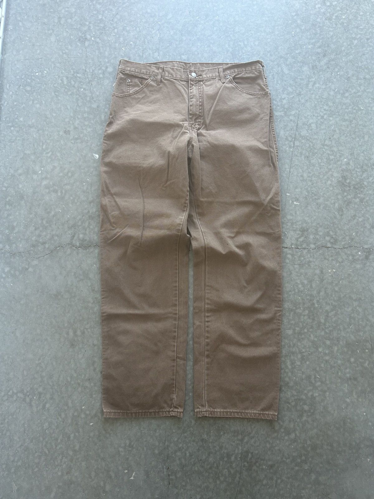 Dickies × Vintage Vintage Y2K Brown Dickies Carpenter Pants Size US 36 / EU 52 - 3 Thumbnail