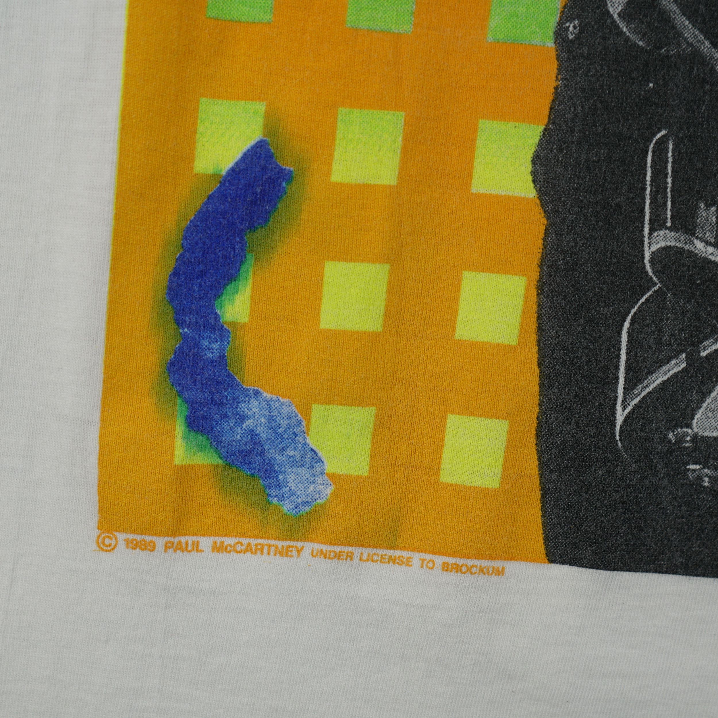 Band Tees × Vintage Vintage 1989/90 The Paul McCartney World Tour T Shirt Size US M / EU 48-50 / 2 - 3 Thumbnail