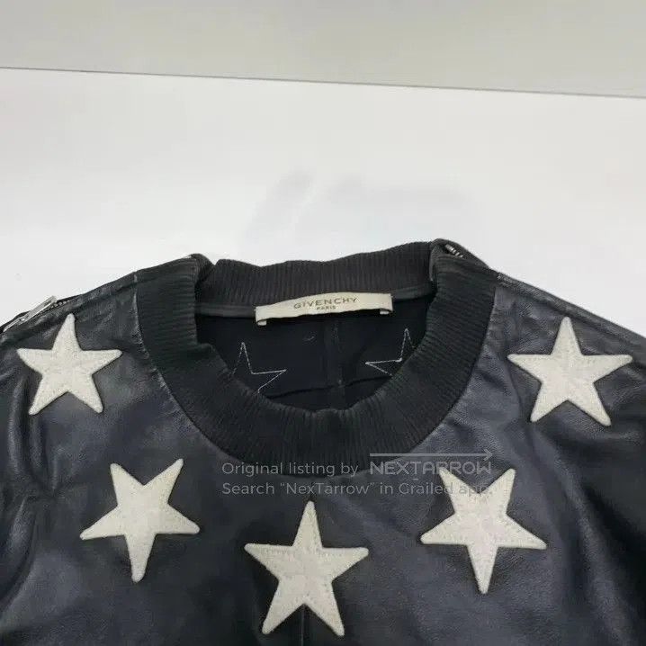 Givenchy Givenchy Star-Embellished Black Bomber Jacket. Size US M / EU 48-50 / 2 - 5 Thumbnail