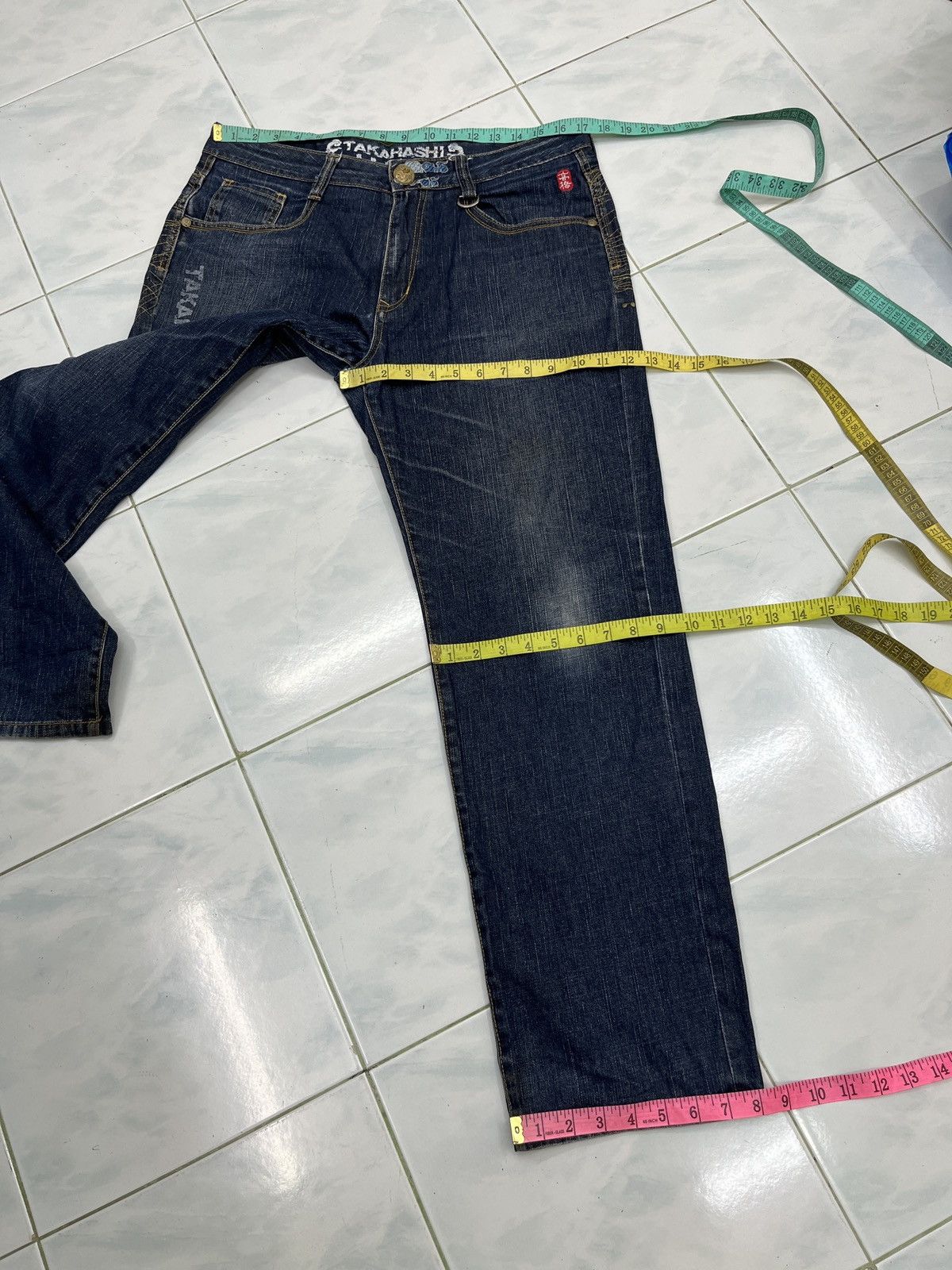 Karakuri Tamashii 🔥🔥🔥ARCHIVE TAKAHASHI BIG TRAIN JAPAN DENIM Size US 34 / EU 50 - 16 Thumbnail