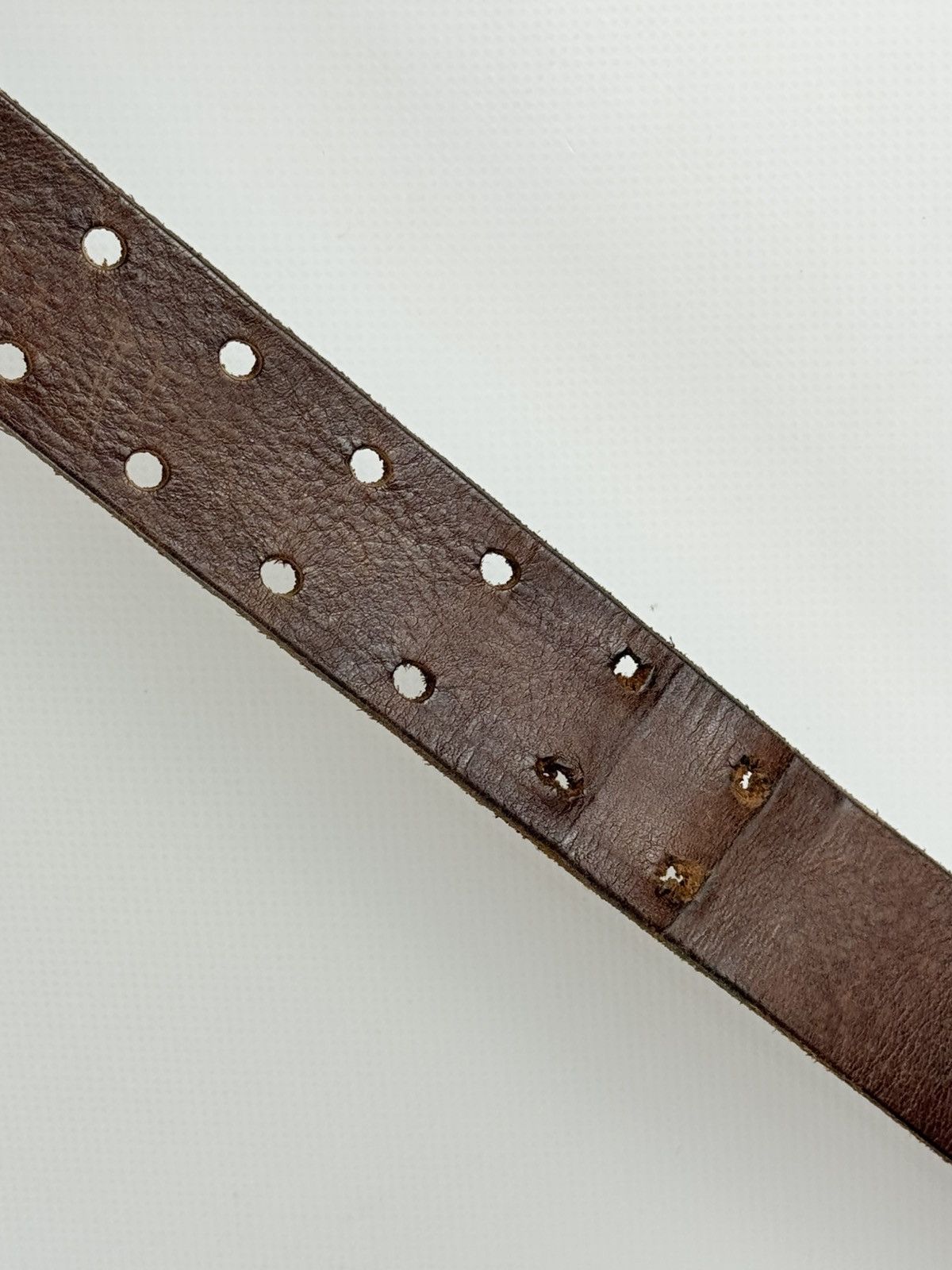 Diesel Vintage Y2K Diesel Leather Belt Brown Made in Italy 🇮🇹 Size ONE SIZE - 9 Thumbnail