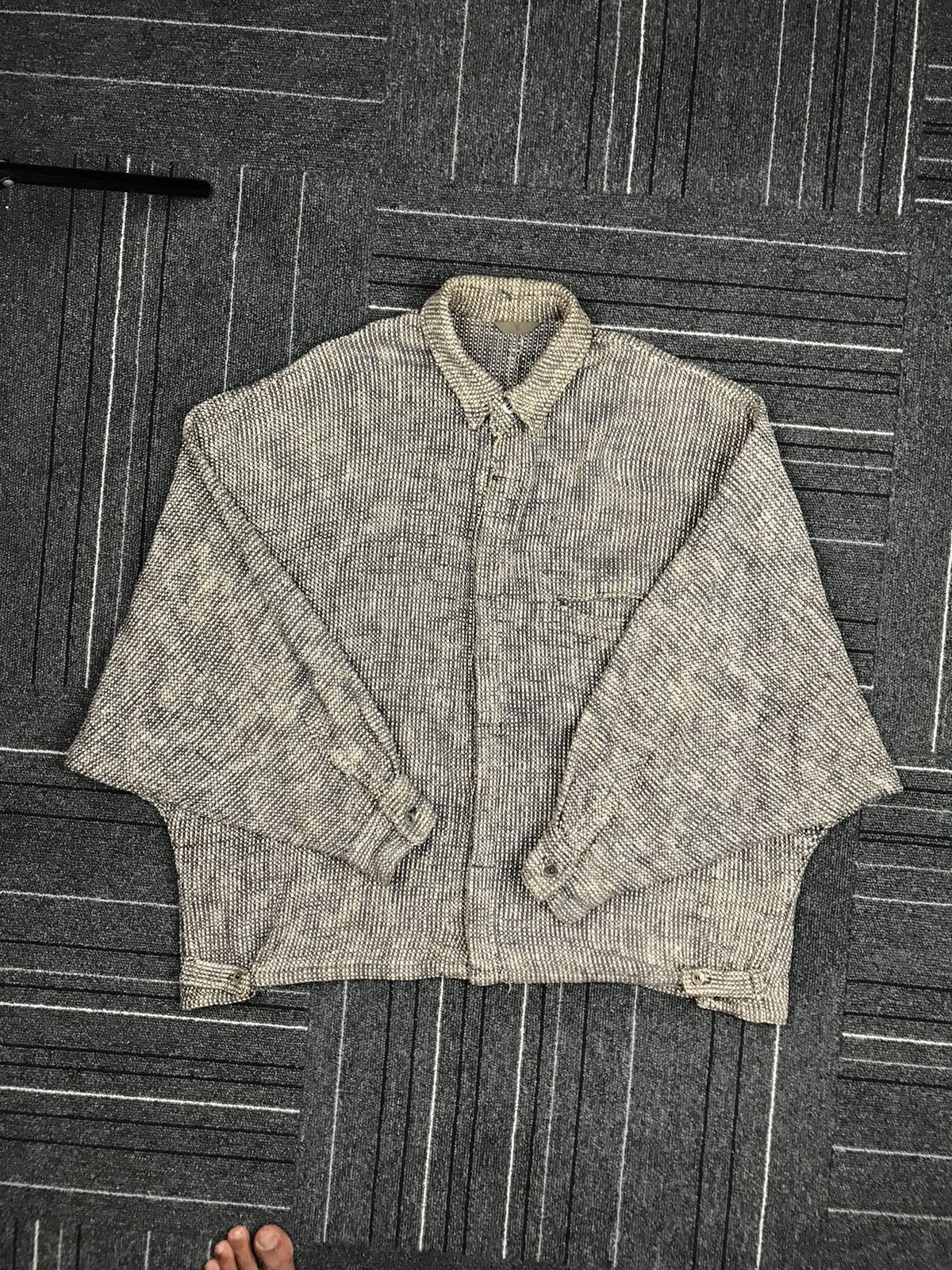 Yohji Yamamoto Vintage Y's Yohji Yamamoto weaves pullover /sashiko/quilt Size US M / EU 48-50 / 2 - 1 Thumbnail