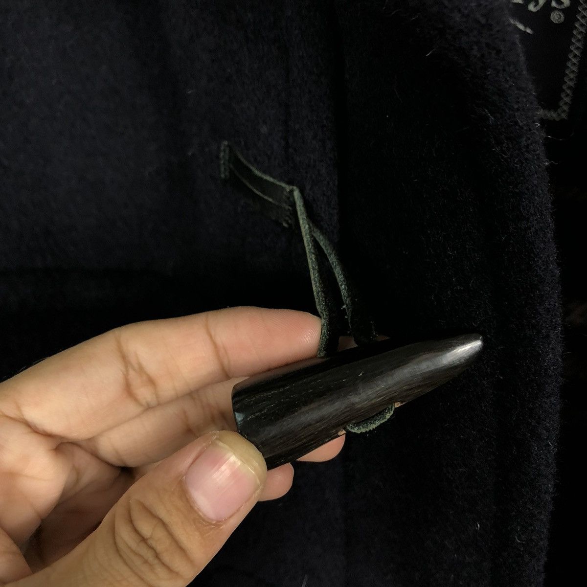 Burberry 🌺VINTAGE BURBERRY MADE IN ENGLAND WOOL DUFFLE LONG JACKET Size US L / EU 52-54 / 3 - 18 Thumbnail