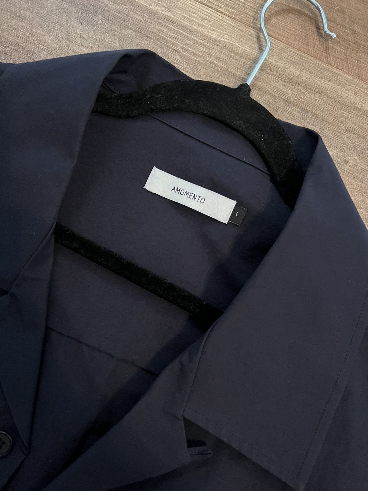 AMOMENTO Cropped navy shirt Size US L / EU 52-54 / 3 - 2 Thumbnail