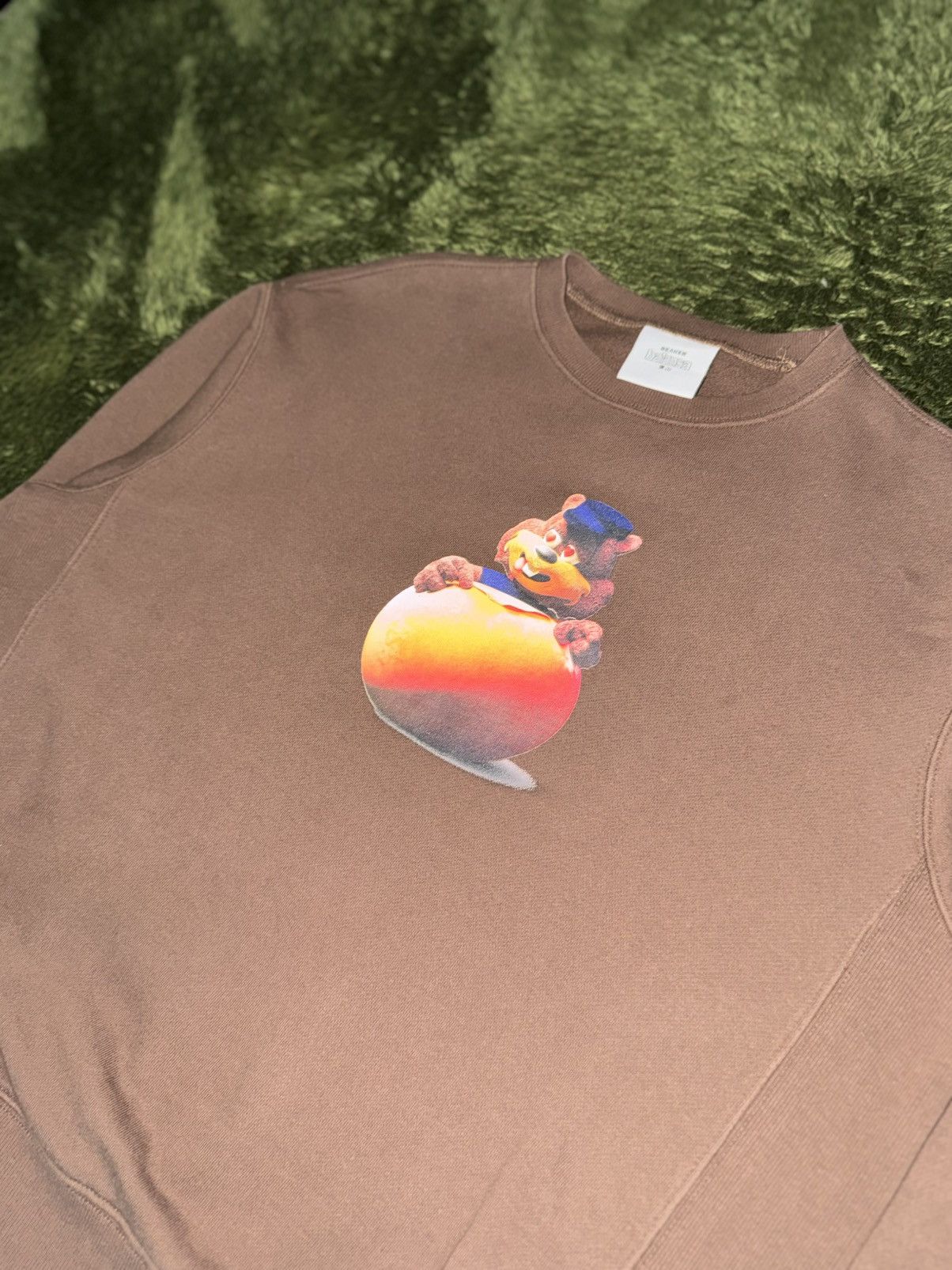 Japanese Brand [S] BALANSA x BEAKER Collaboration Sweatshirt Brown Size US S / EU 44-46 / 1 - 2 Thumbnail