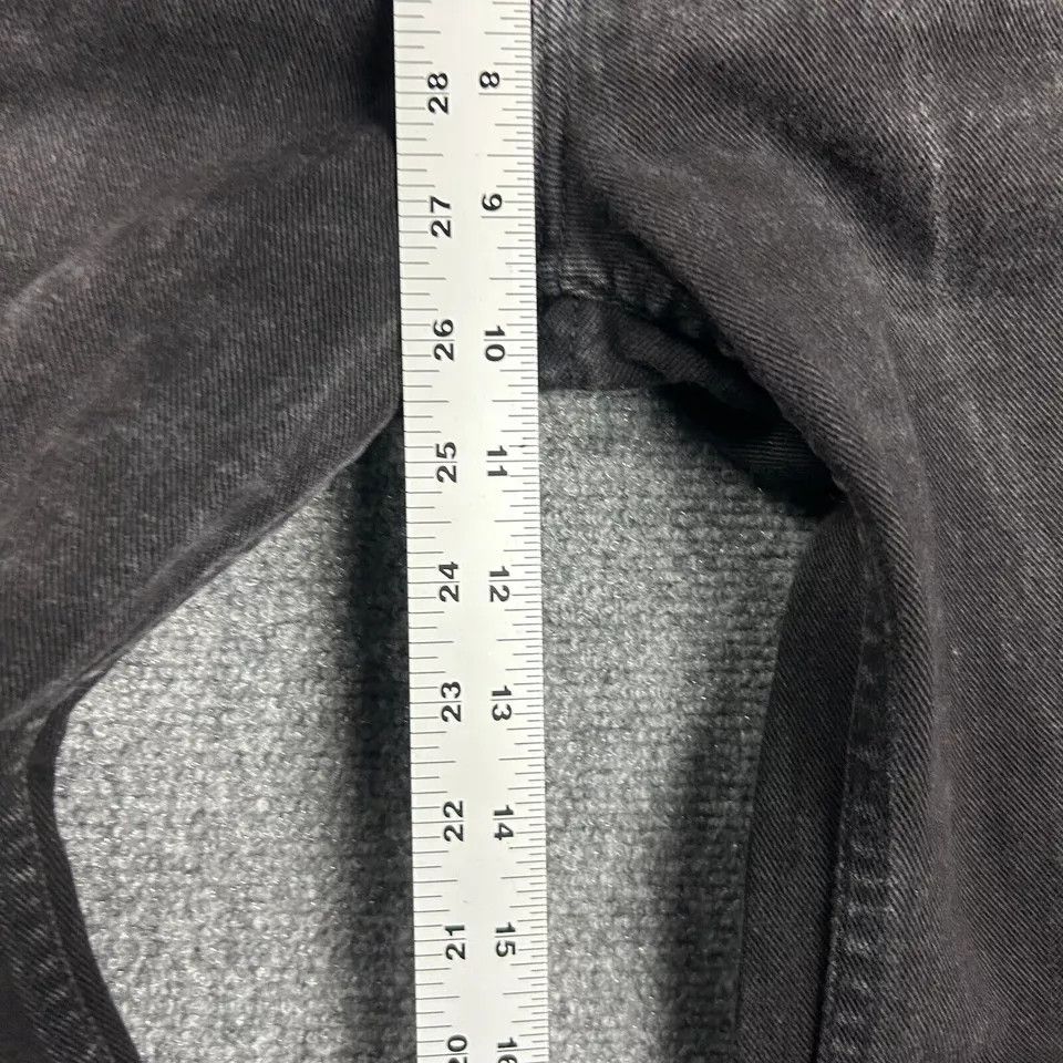 Gap × Vintage Gap Jeans Women 1 X-Short Flare Denim Charcoal Wash Y2K Size 26" / US 2 / IT 38 - 4 Thumbnail