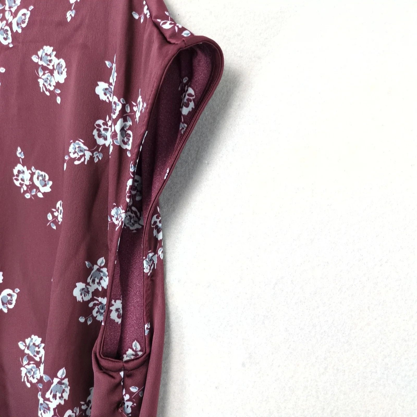 Other NWT A New Day Purple Blue Floral Satin Midi Dress XXL Size XXL / US 16-18 / IT 52-54 - 11 Thumbnail