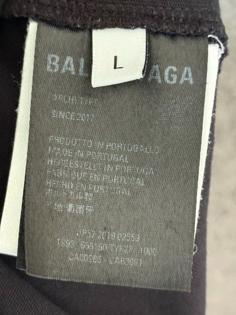 Balenciaga Balenciaga Lowercase Letter Print Short Sleeve Size US L / EU 52-54 / 3 - 4 Thumbnail