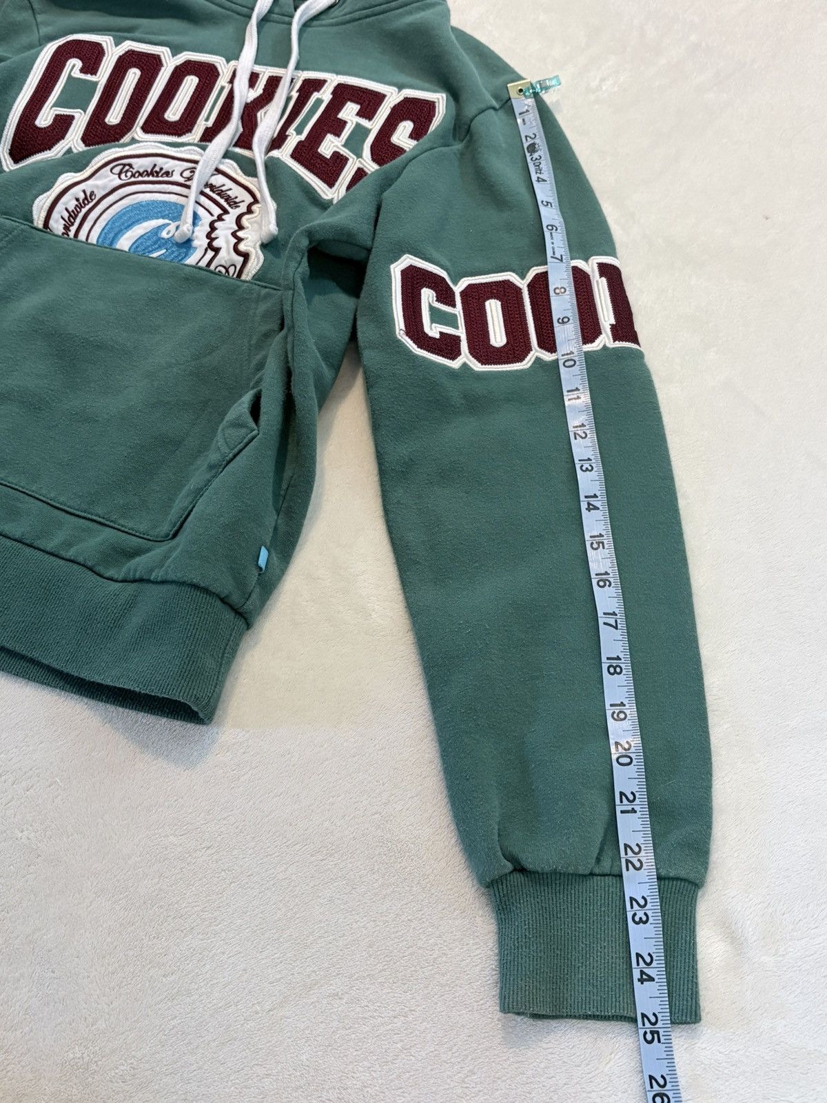 Cookies Cookies SF Worldwide varsity chenille patch hoodie green Size S / US 4 / IT 40 - 7 Thumbnail