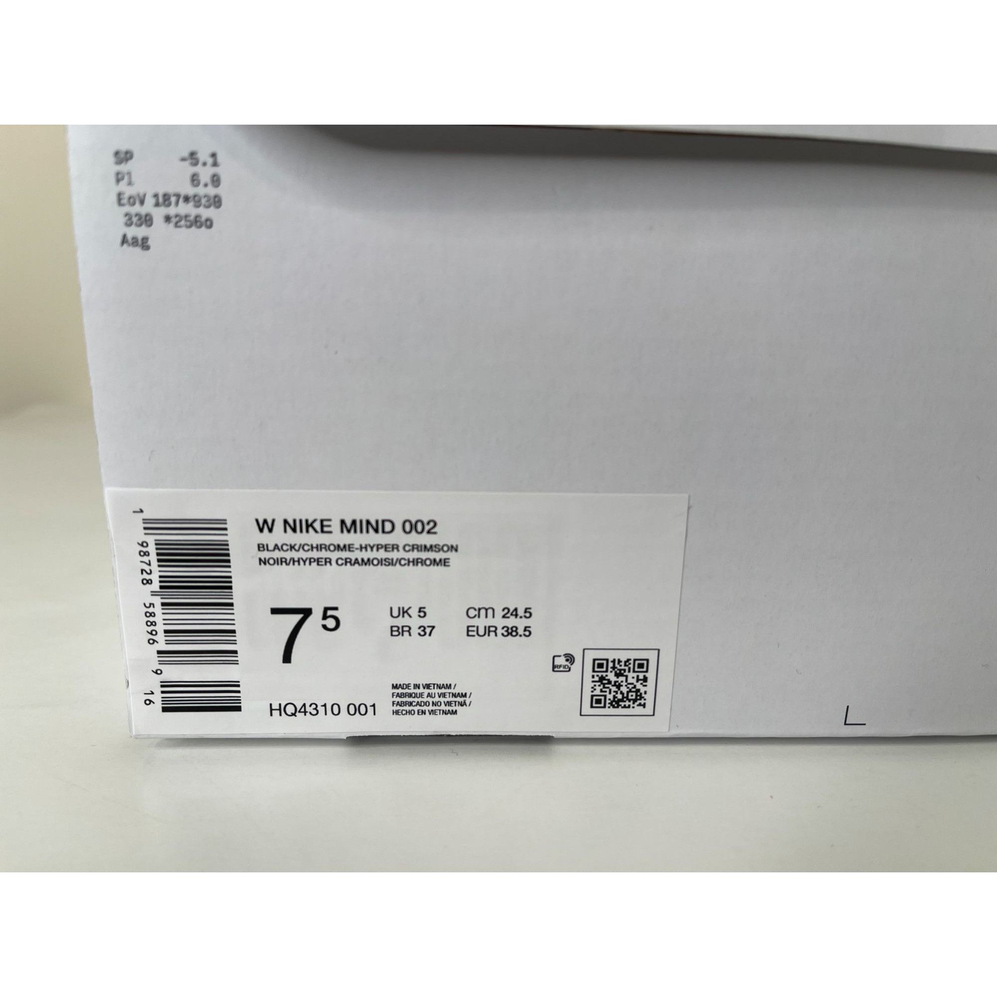 Nike Nike Mind 002 Black Chrome Crimson Womens 7.5us Size US 7.5 / IT 37.5 - 7 Thumbnail