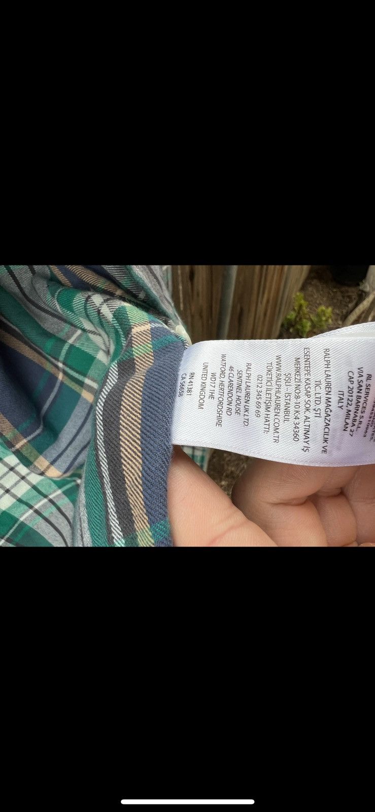 Polo Ralph Lauren Sz S Polo Ralph Lauren Green Patterned flannel Size US S / EU 44-46 / 1 - 4 Thumbnail