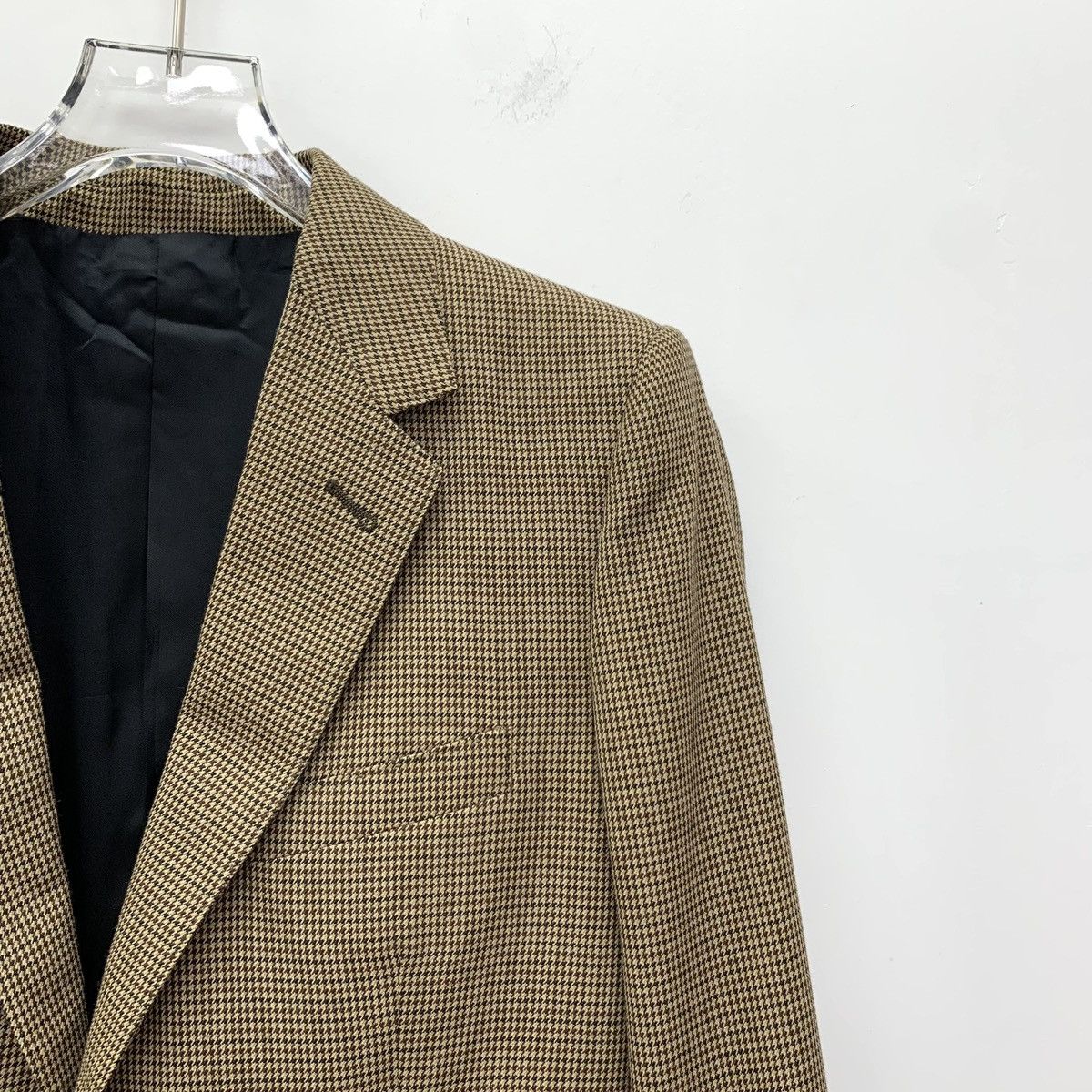Celine Celine Dark Brown Chambray Cashmere Lapel Blazer Size M / US 6-8 / IT 42-44 - 3 Thumbnail