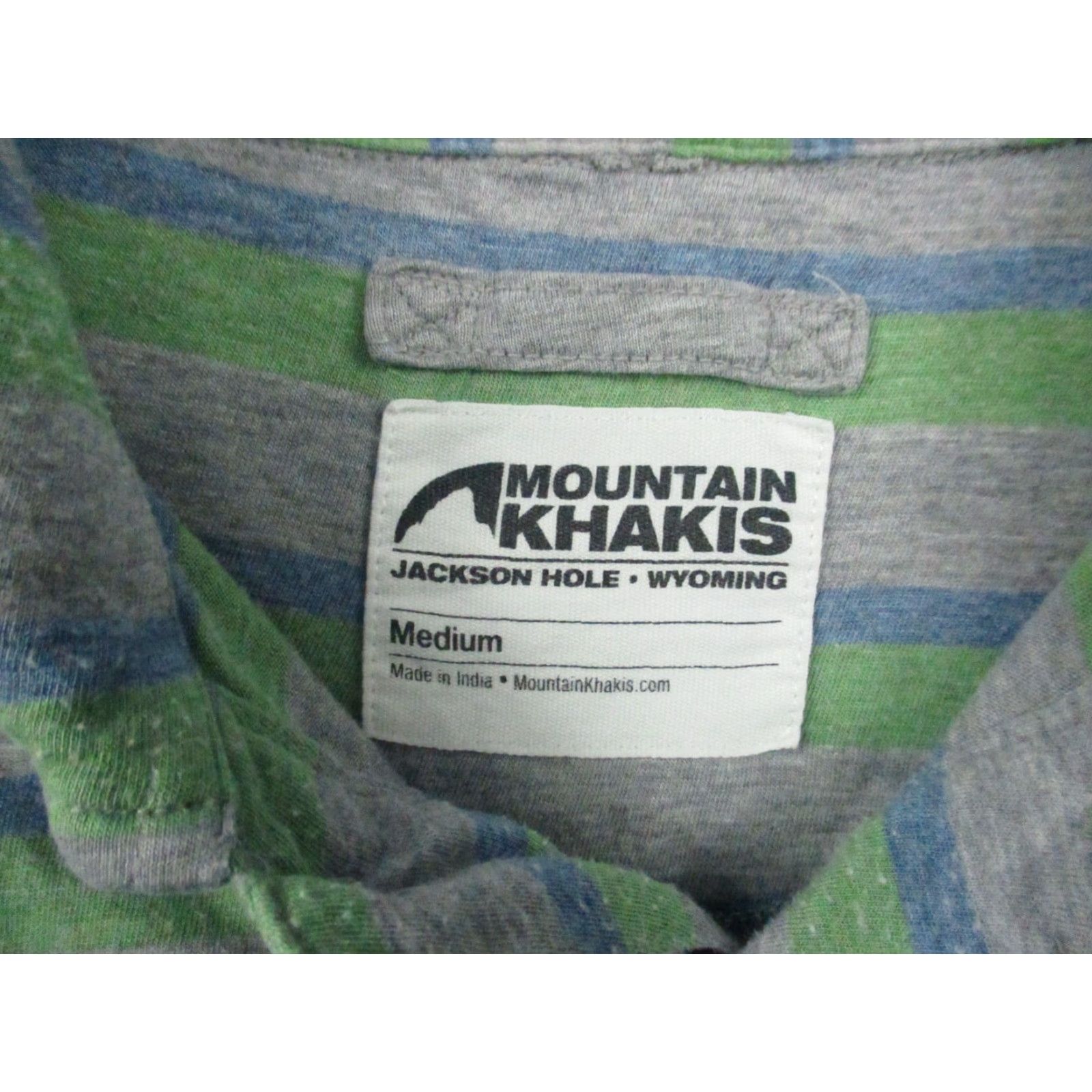 Mountain Khakis VINTAGE Mountain Khakis Jackson Hole Polo Shirt Mens Pocket Multi Stripe Medium Size US M / EU 48-50 / 2 - 5 Thumbnail