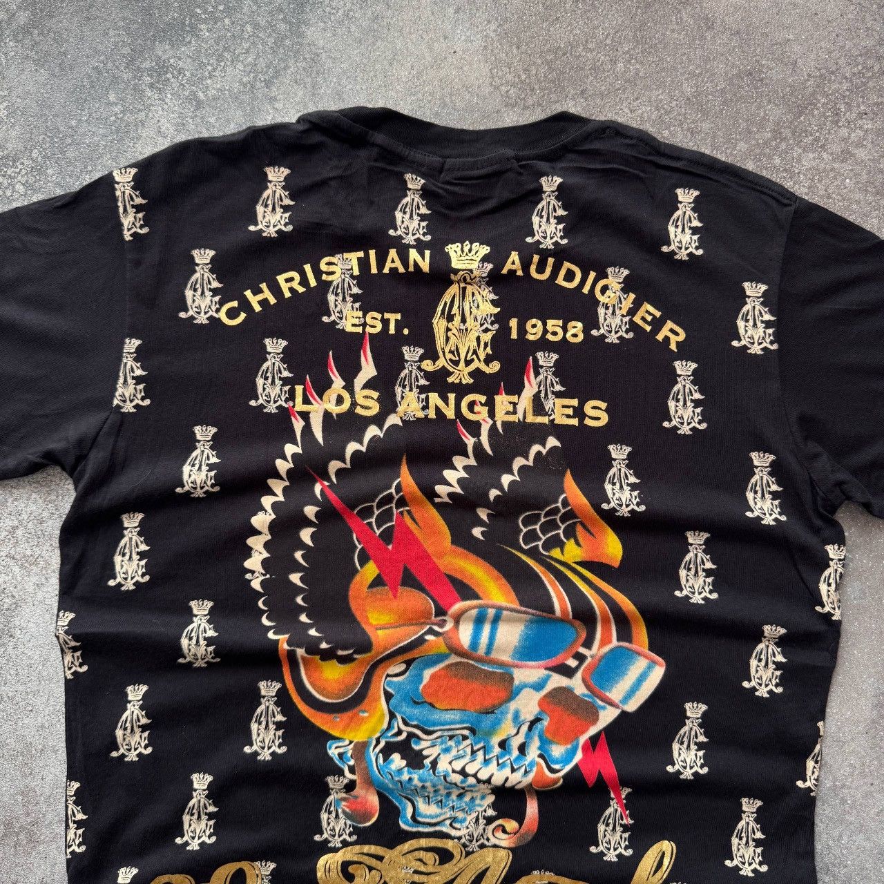 Christian Audigier Christian Audigier (Ed Hardy) Rhinestones Y2K T-Shirt Size US M / EU 48-50 / 2 - 8 Thumbnail