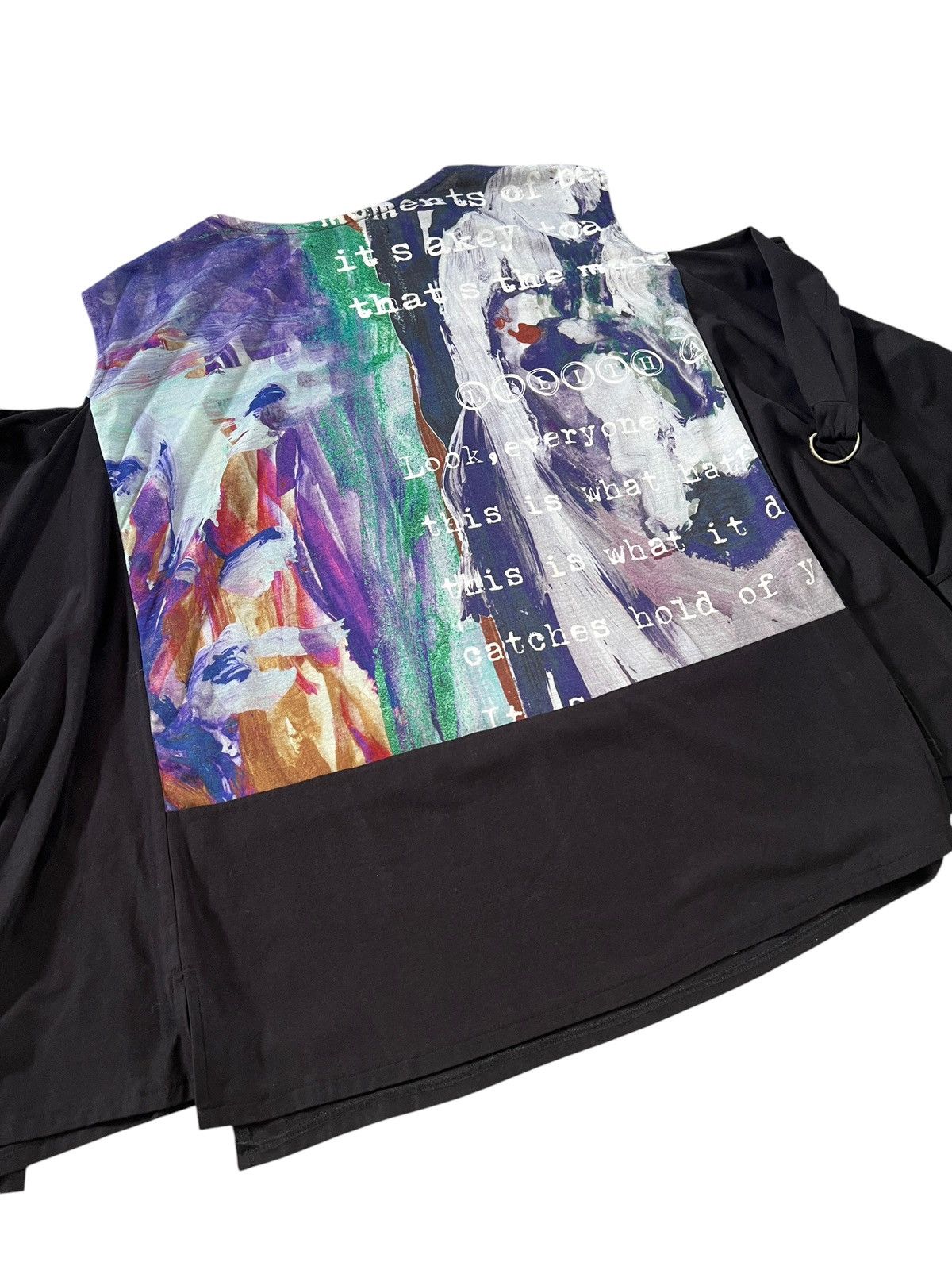 Japanese Brand Lilith Art Duct 🇯🇵 Rebuilt Off Shoulder Art Printed Shirt Size US L / EU 52-54 / 3 - 8 Thumbnail