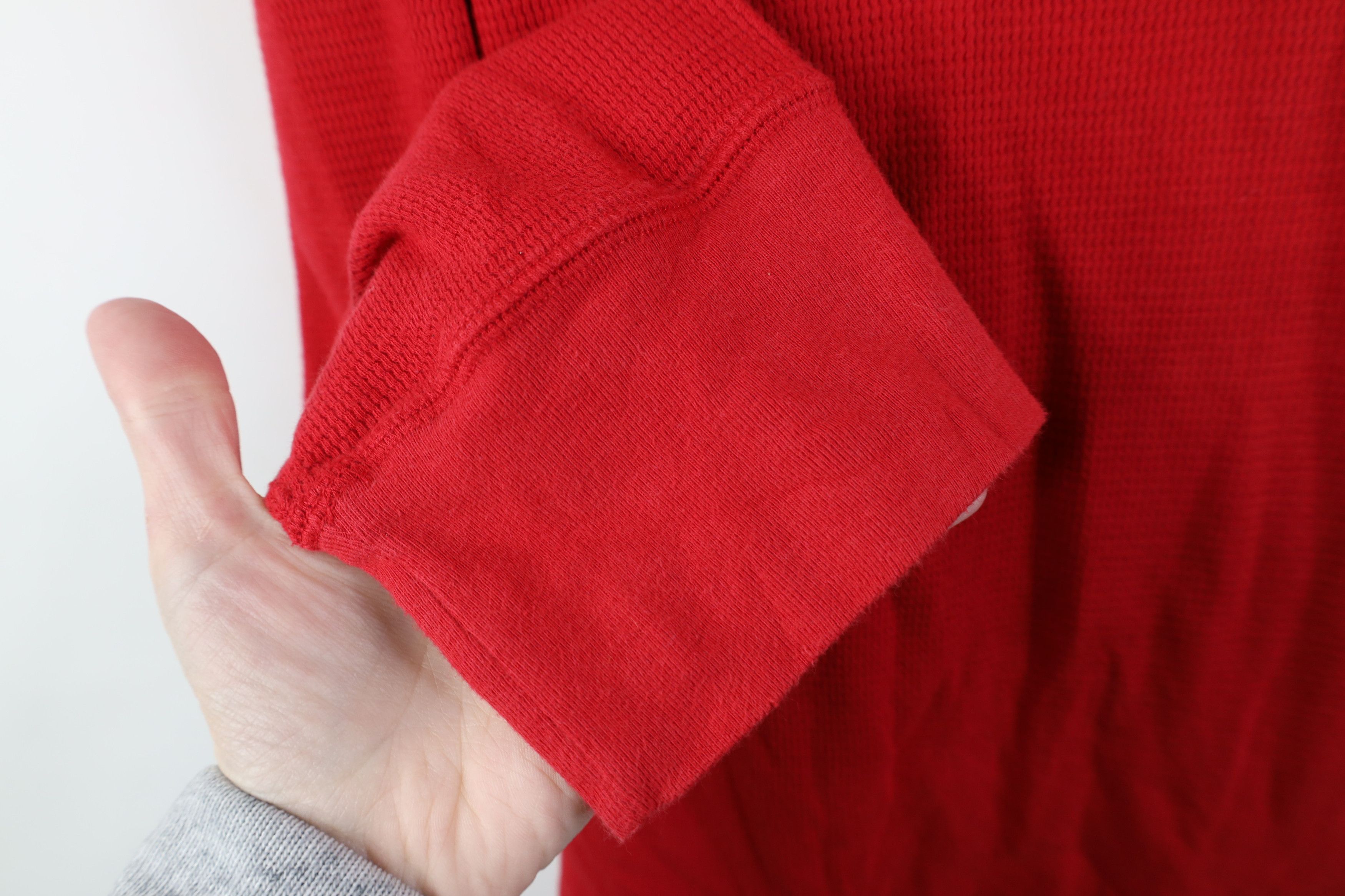 Polo Ralph Lauren Vintage 90s Y2K Ralph Lauren Waffle Knit Long Sleeve T-Shirt Size US XXL / EU 58 / 5 - 8 Thumbnail