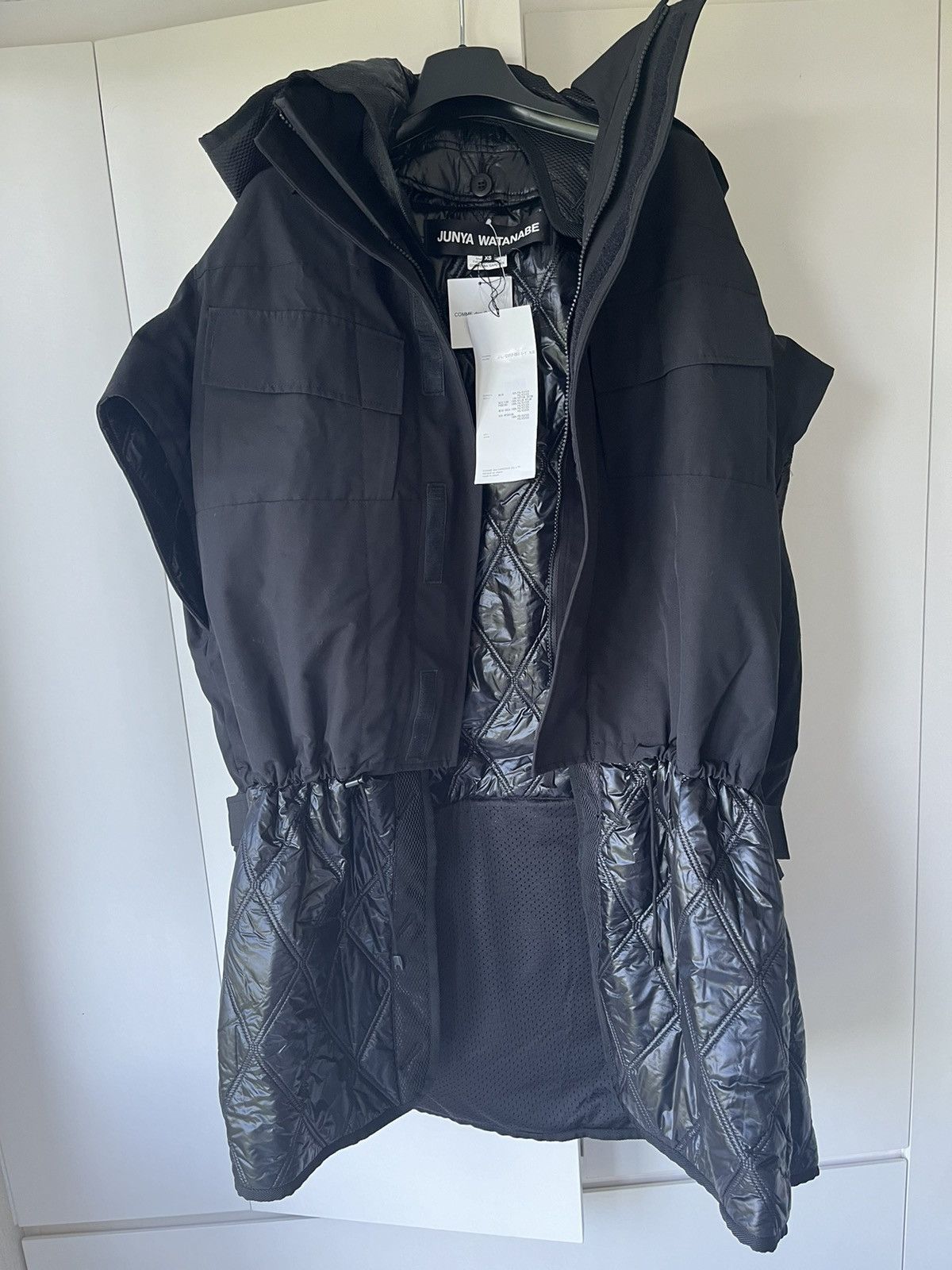 Junya Watanabe BNWT Junya Watanabe quilted panel cape coat Size US XS / EU 42 / 0 - 6 Thumbnail