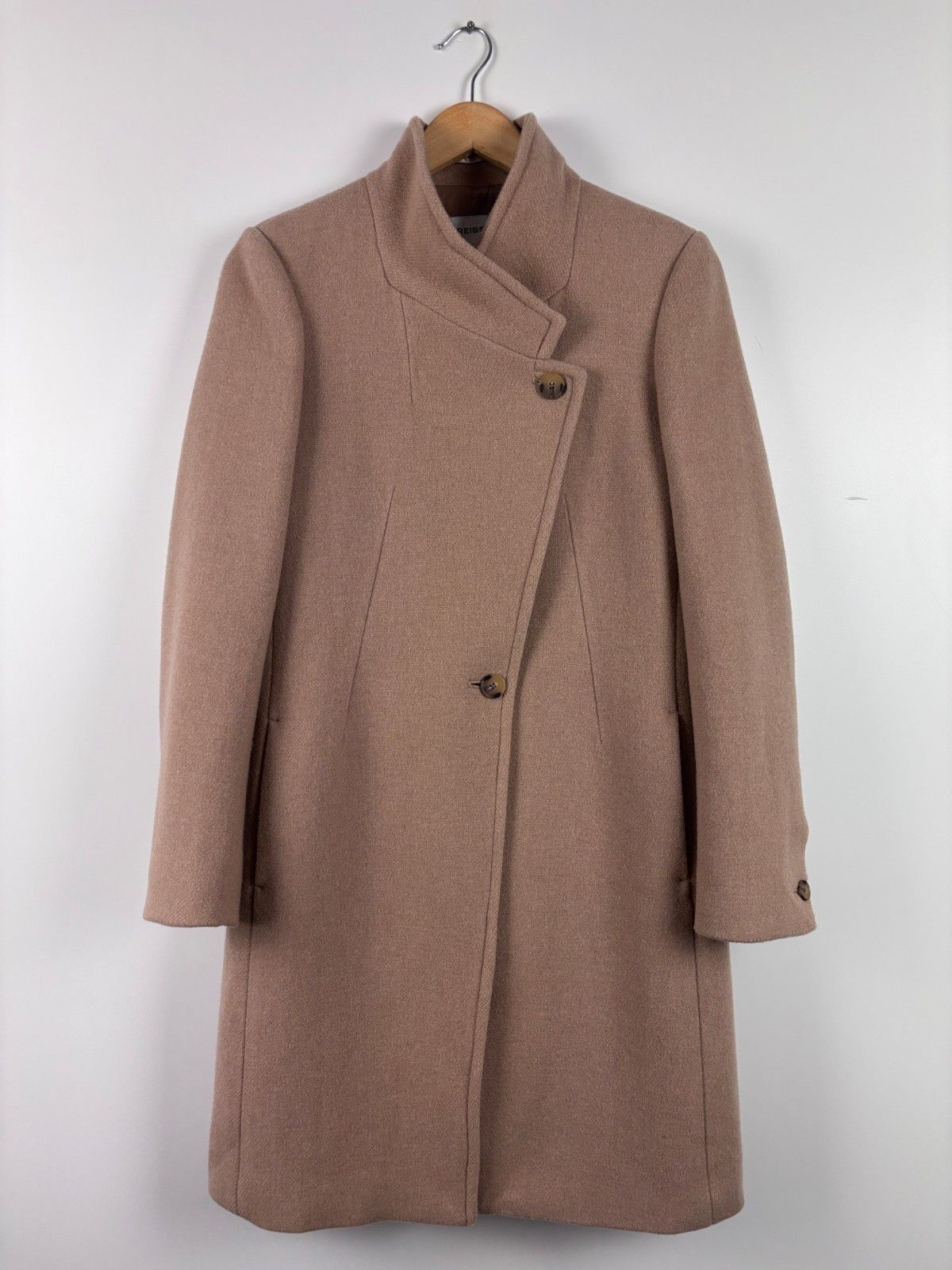 Reiss Reiss Maude Wool Blend Double Breasted Coat Camel Size US 6 Size M / US 6-8 / IT 42-44 - 1 Thumbnail