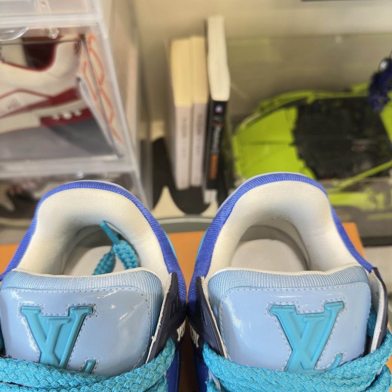 Louis Vuitton Louis Vuitton Trainer Maxi Low Top Sneakers -2508 Size US 8.5 / EU 41-42 - 8 Thumbnail