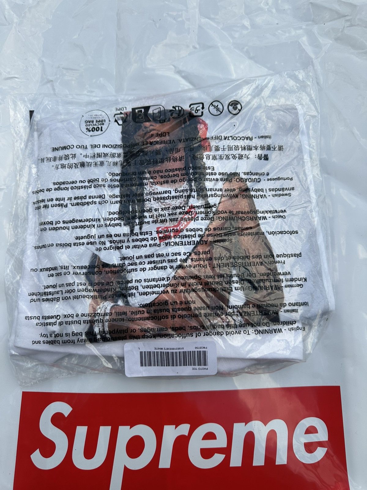 Supreme Supreme Playboy Carti Tee White Large Size US L / EU 52-54 / 3 - 2 Thumbnail
