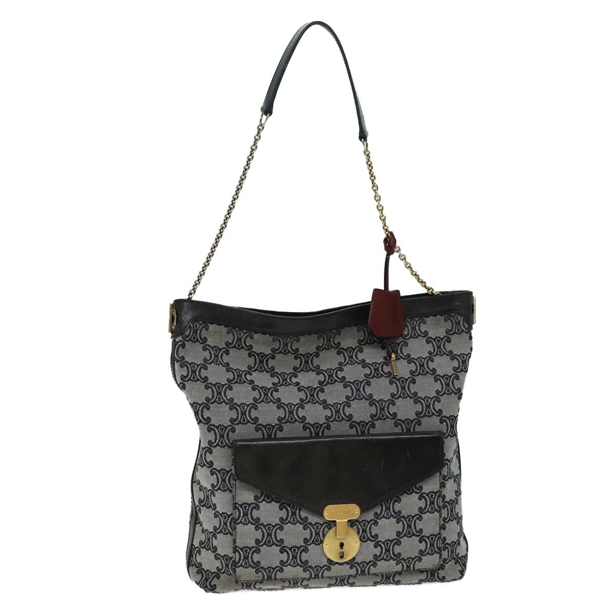 Celine Celine Vintage Triomphe Shoulder Bag Canvas Size ONE SIZE - 1 Thumbnail