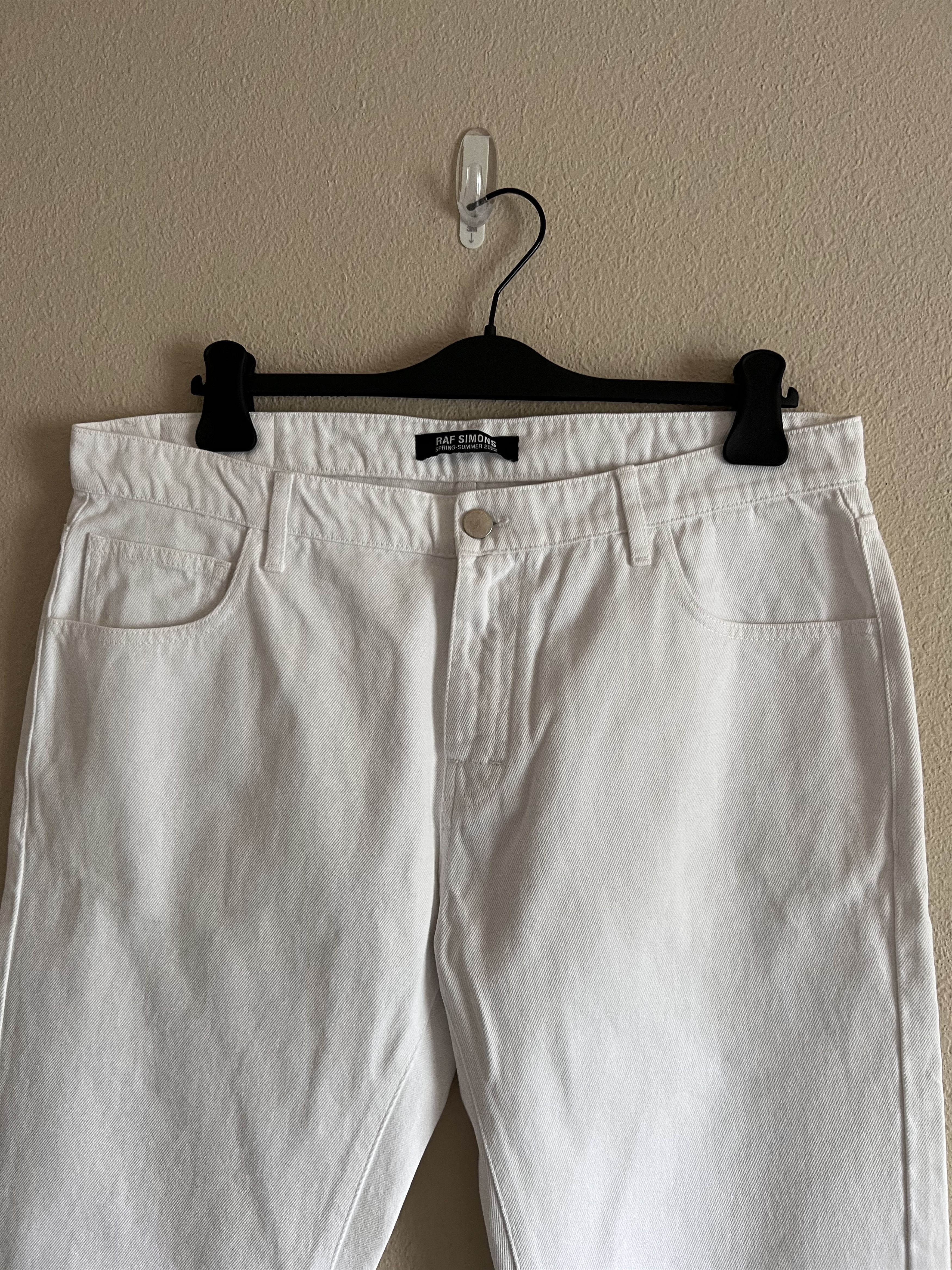 Raf Simons Raf Simons Slim Fit Denim in White Size US 33 - 4 Thumbnail
