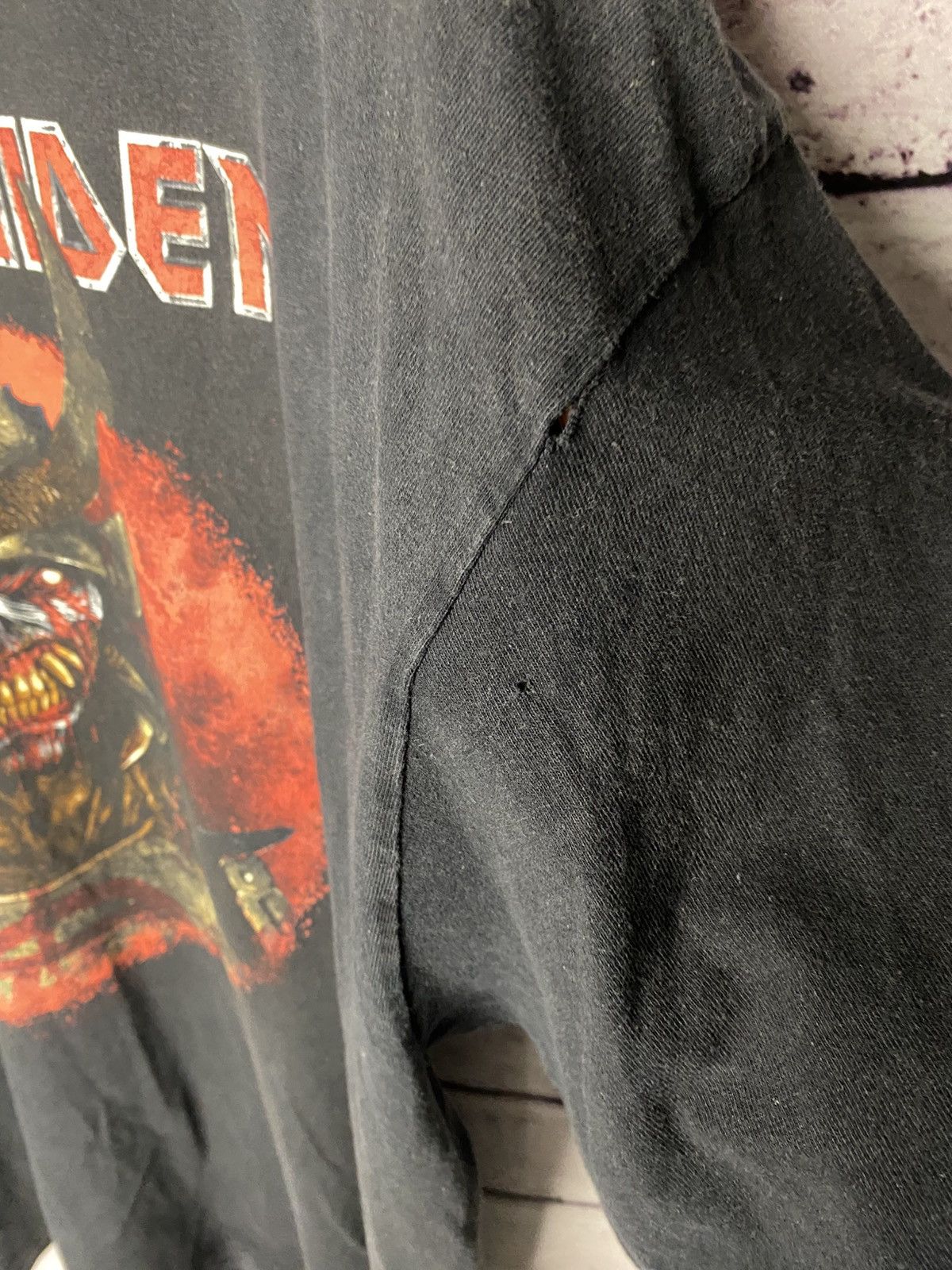 Iron Maiden Men's T-Shirt Iron Maiden Rock Band Japanese Samurai Tee Size US XXL / EU 58 / 5 - 2 Thumbnail
